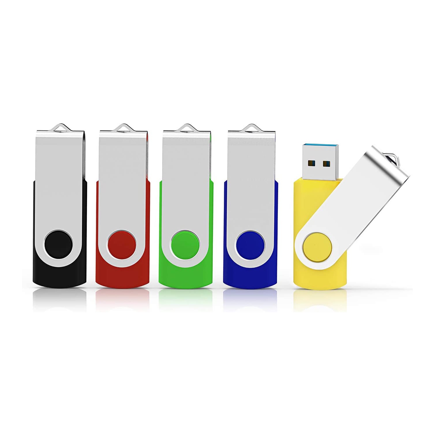 USB 3.0 Flash Drive 32GB, 5 Pack 32 GB USB Flash Drives USB Memory Stick Thumb Drives Data Storage USB Drive 3.0