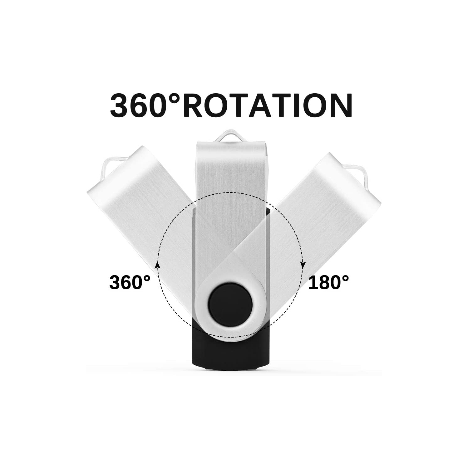 5 Pack 64GB USB Stick 64 GB USB Flash Drives USB Key Bulk Drives Memory Sticks Thumb Drives Pen Drives Zip Drives