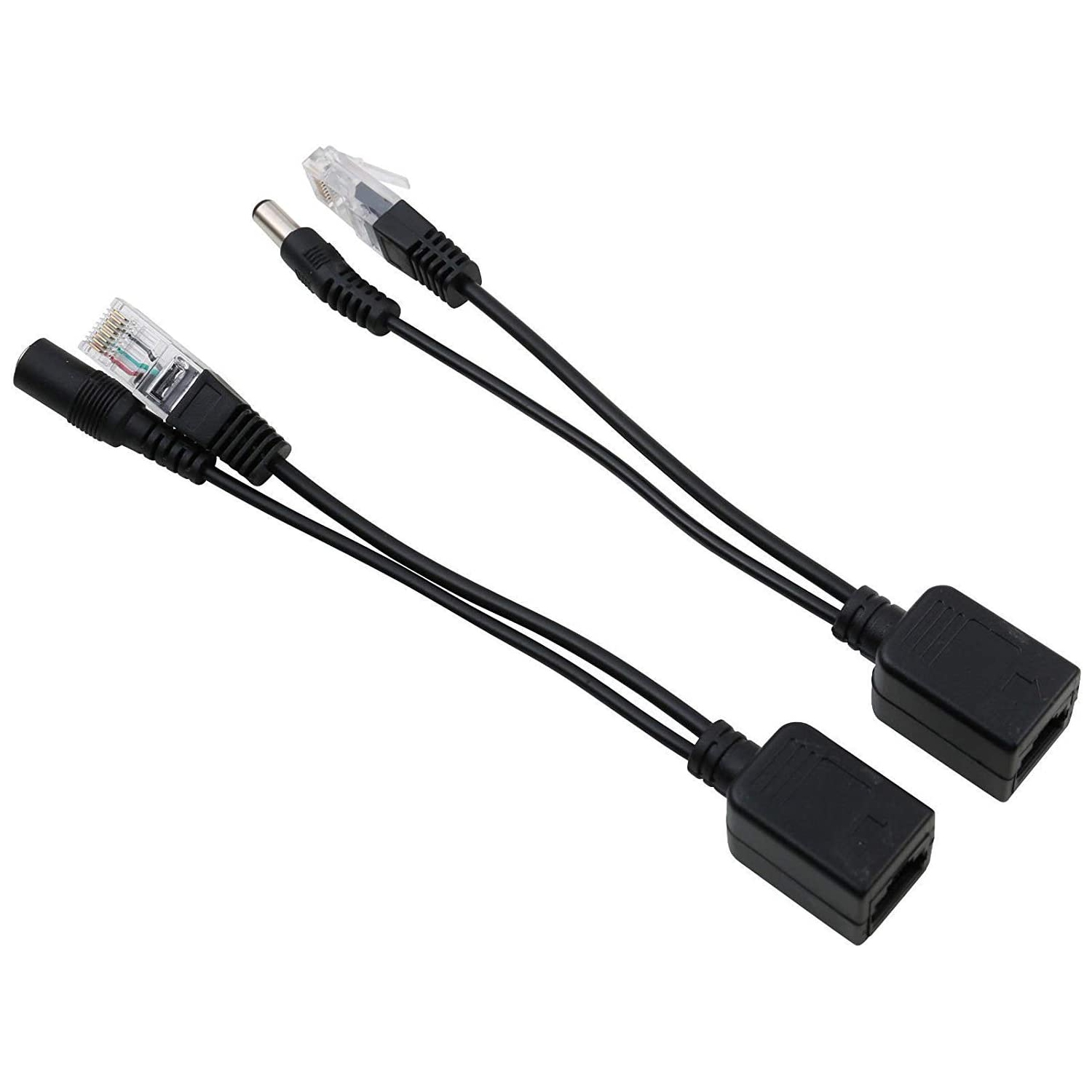 Injecteur d’alimentation par Ethernet passif PoE + trousse de répartiteur PoE Câble 5 paires