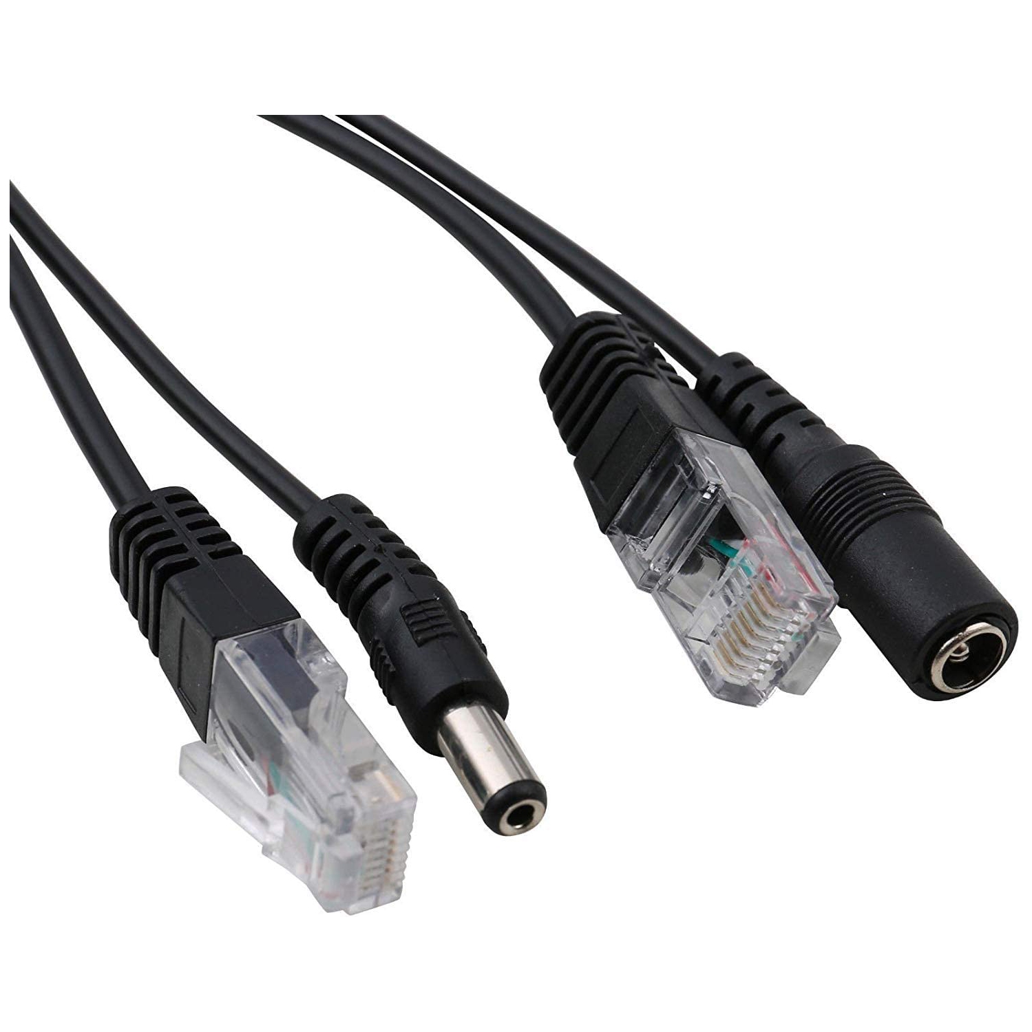 Injecteur d’alimentation par Ethernet passif PoE + trousse de répartiteur PoE Câble 5 paires