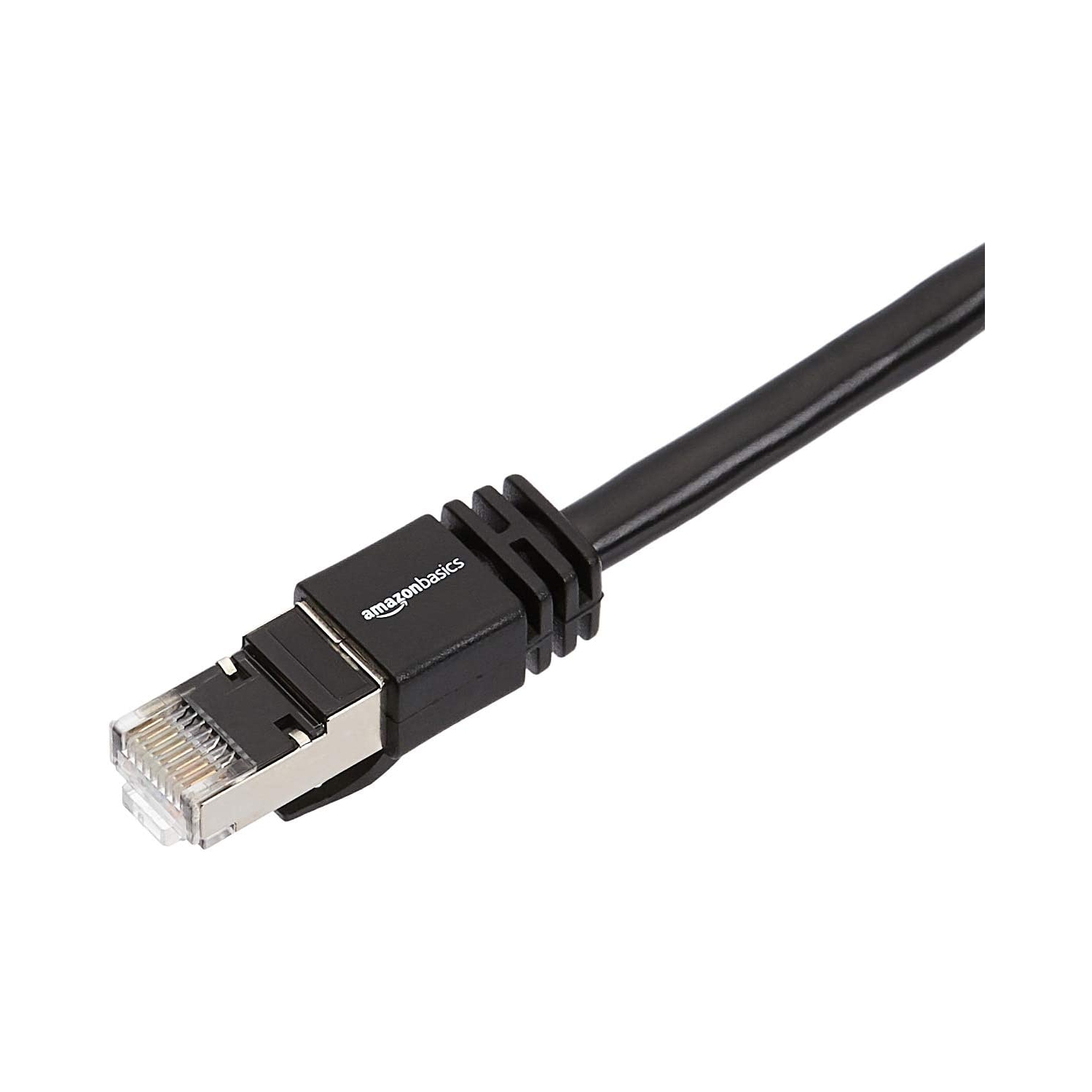 Cat 7 High-Speed Gigabit Ethernet Patch Internet Cable - Black, 50 Foot, 2-Pack