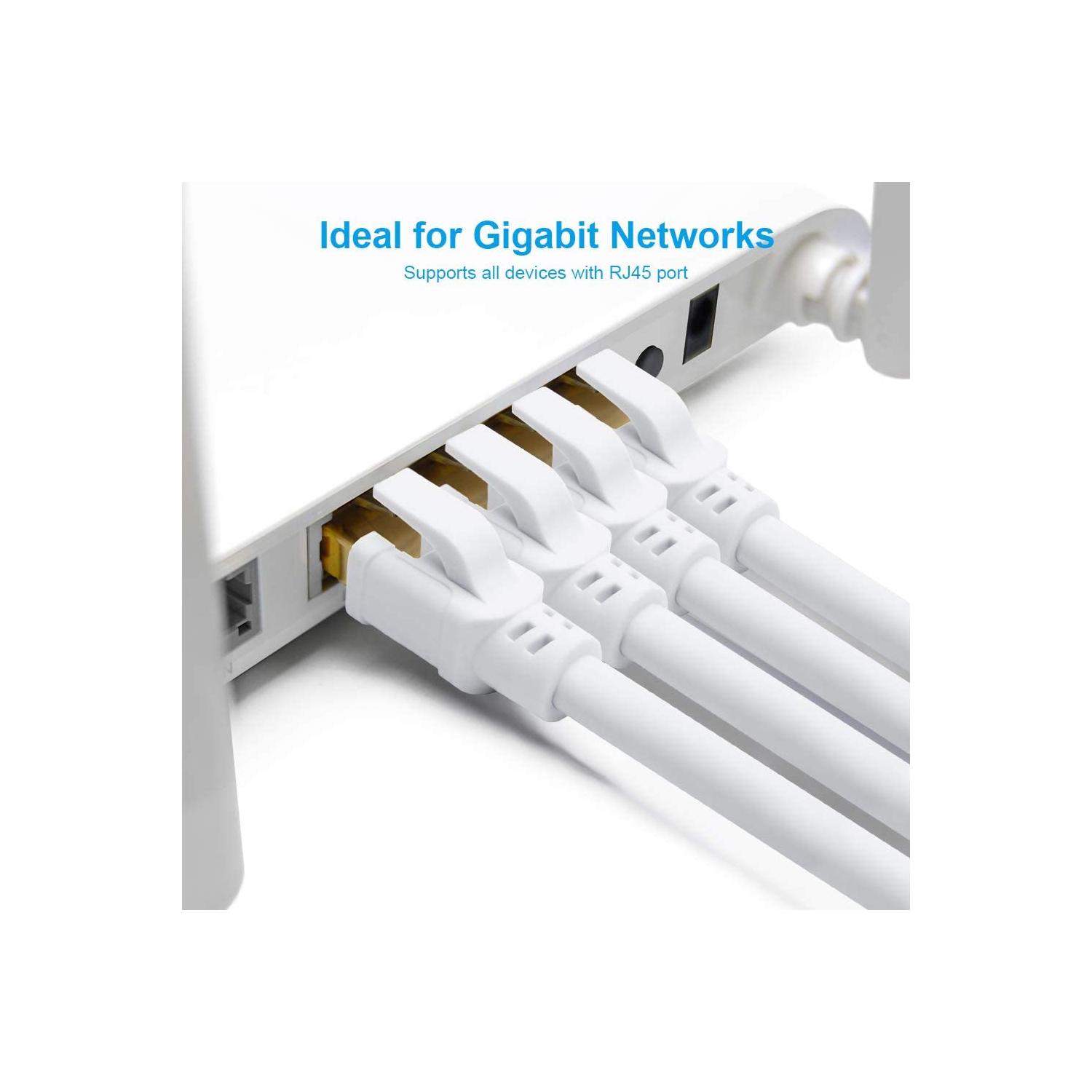 Câble Ethernet CAT8, 3 pi haute vitesse, 40 Gb/s, 2000 MHz, réseau local Gigabit Internet, 26 AWG, SFTP CAT8, câble de raccordement doré