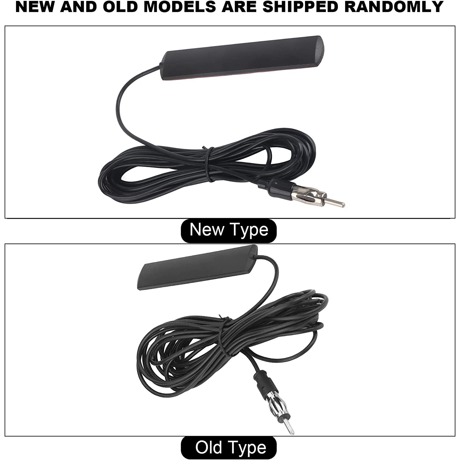 Antenne DE radio d’auto ANT-309 – Antenne FM universelle; Antenne noire; amplificateur d’antenne de radio aérienne; radio d’auto