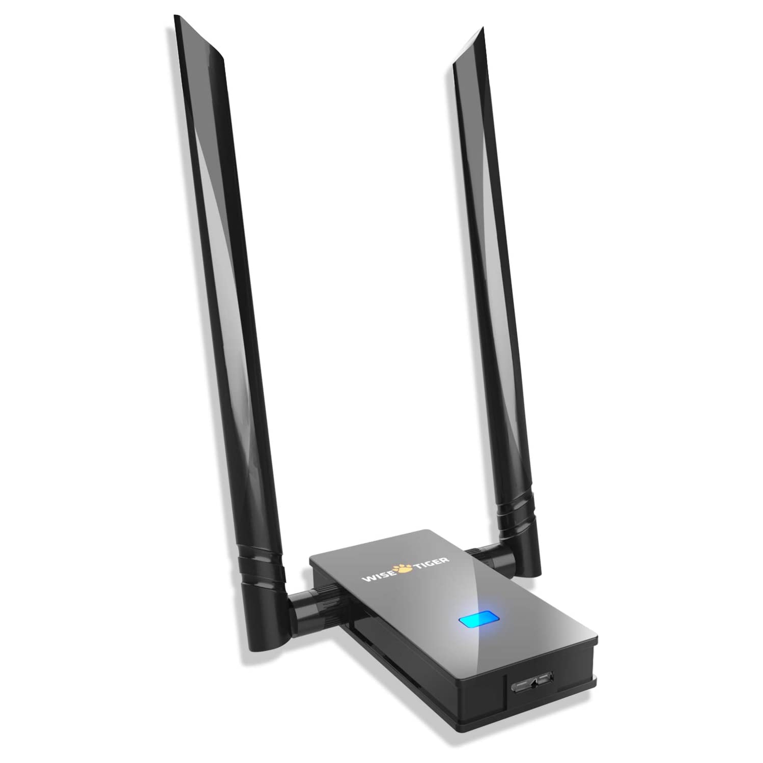 WiFi Adapter For Big Room, 1200Mbps Usb Wireless Network Adapter AC With 5dBi High Gain Antenna Compatible with Windows