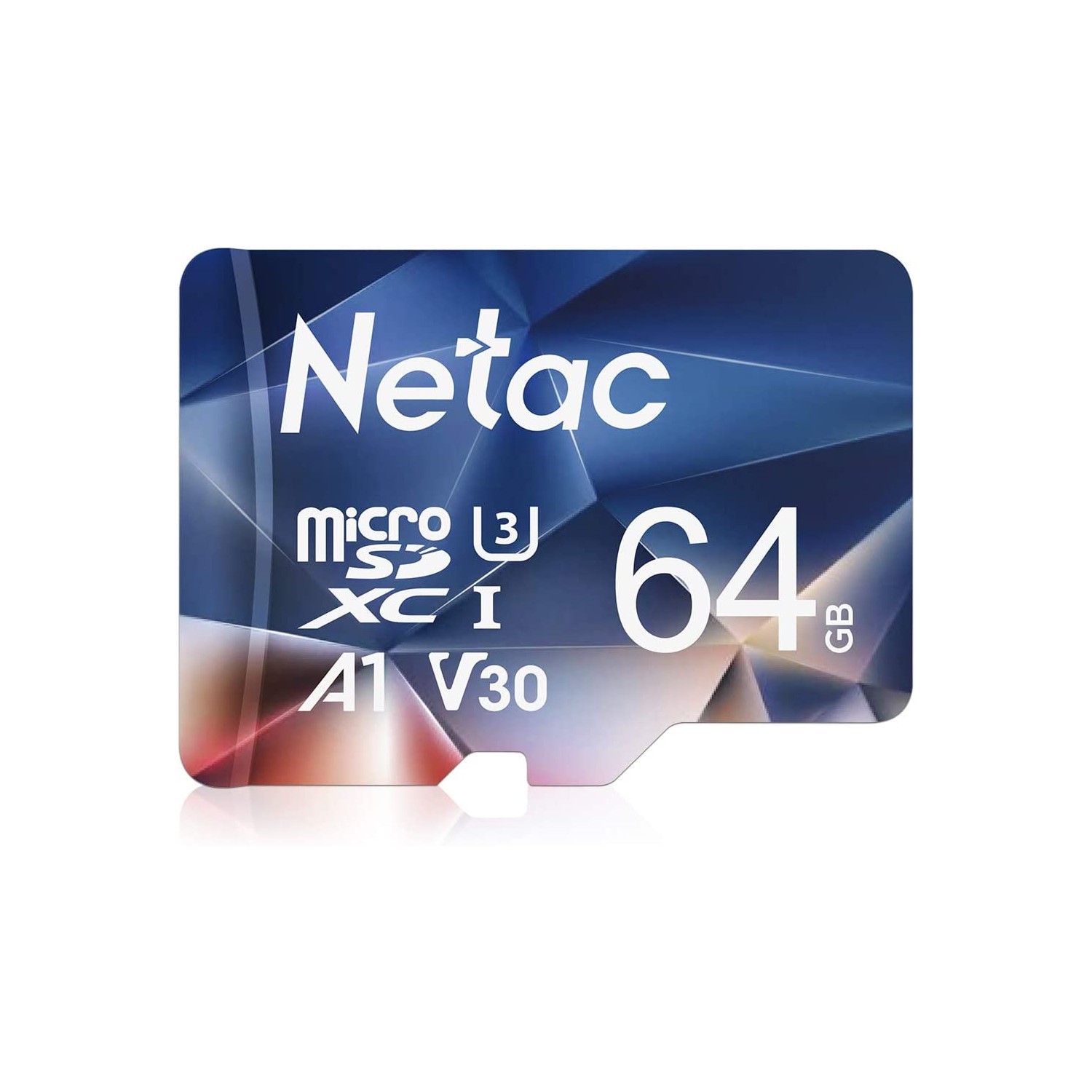 64GB microSDXC Card, UHS-I Memory Card - 100MB/s, 667X, U3, Class10, V30, A1, FAT32, High Speed 64GB TF Card -