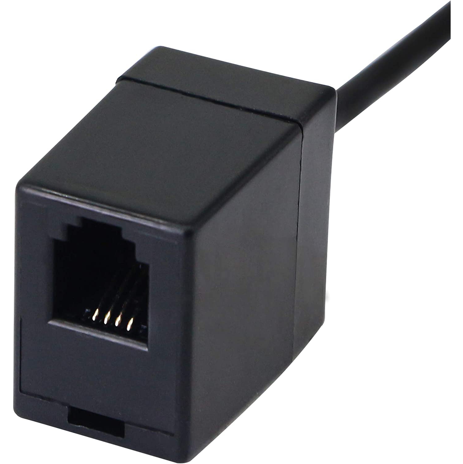 Câble adaptateur répartiteur RJ9 4P4C câble de rallonge RJ9 pour casque d’écoute 1 mâle vers 2 femelle double