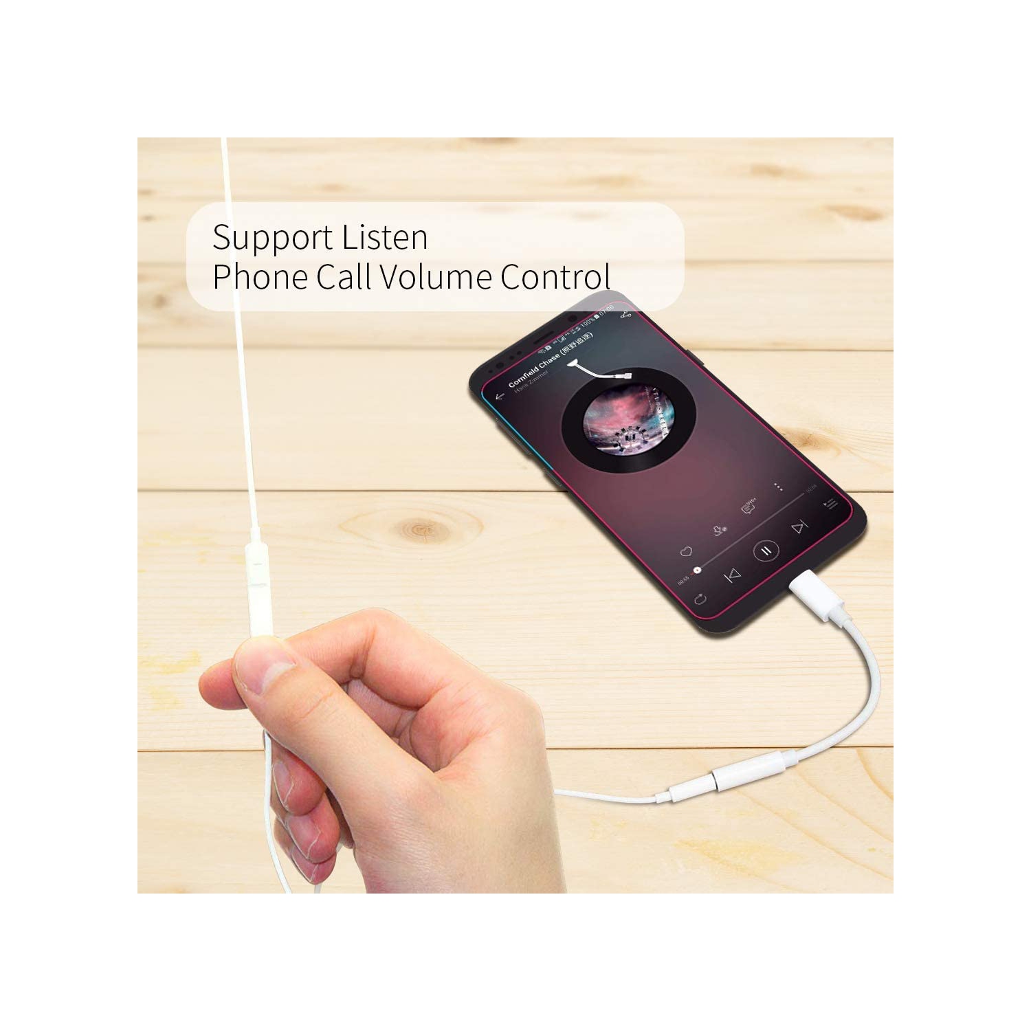 USB C to Headphone Jack Adapter,Type C to 3.5mm Aux Audio Cable for iPad Pro 11" 12.9" 2018/ Google Pixel/Pixel