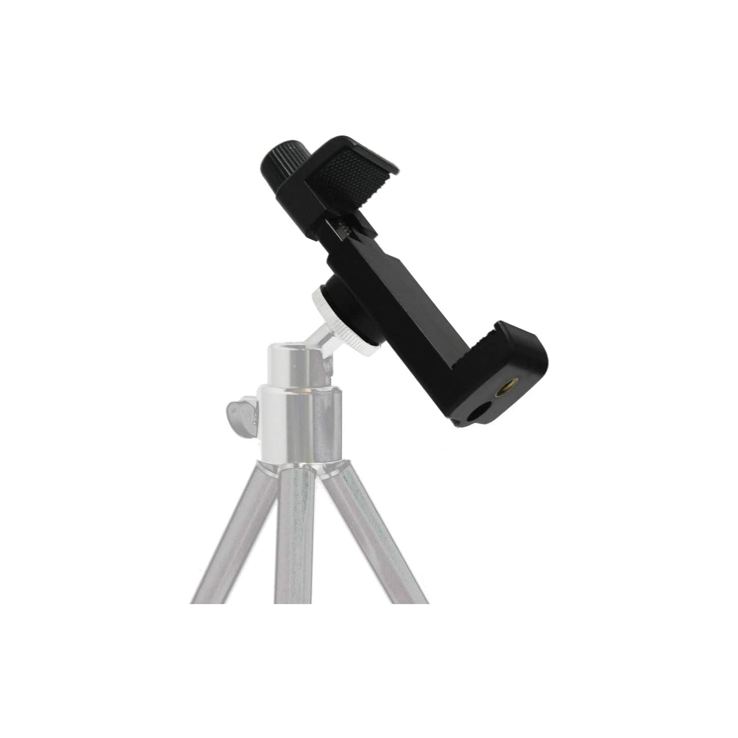 Universal Cellphone Tripod Mount Adapter/Smartphone Clamp/Phone Holder Clip Compatible with iPhone/Samsung/Huawei