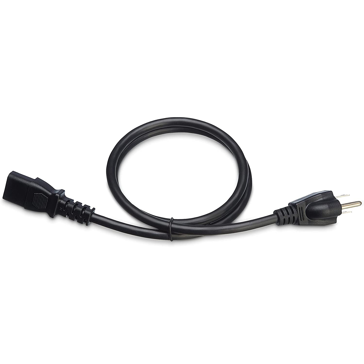 Cordon d’alimentation de rechange pour moniteur d’ordinateur pour téléviseur - 3 pi, noir