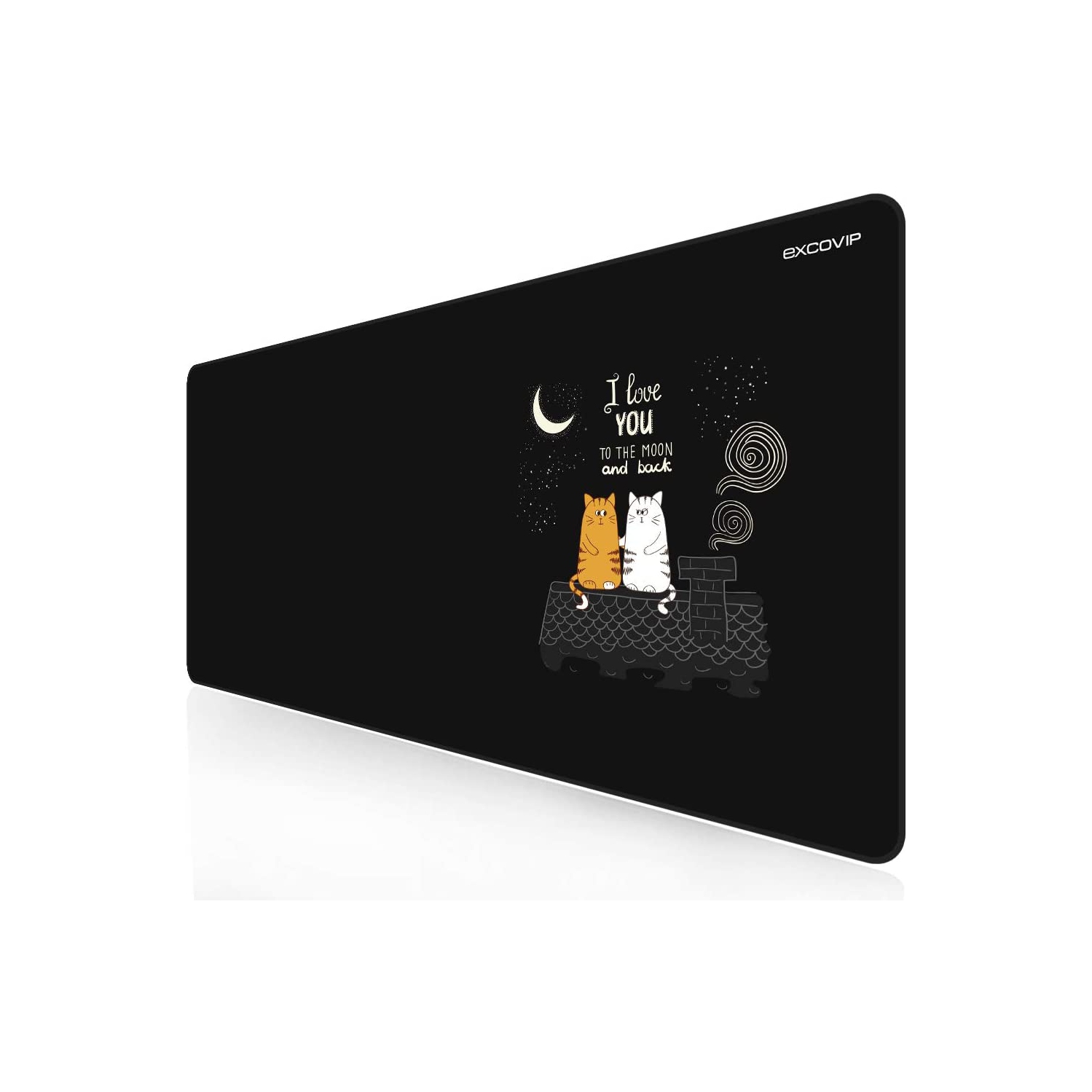 Red Leopard- Extra Long Large Professional Gaming Desk Mat Smooth Speed Surface Non-Slip Rubber Mouse Pad Mat