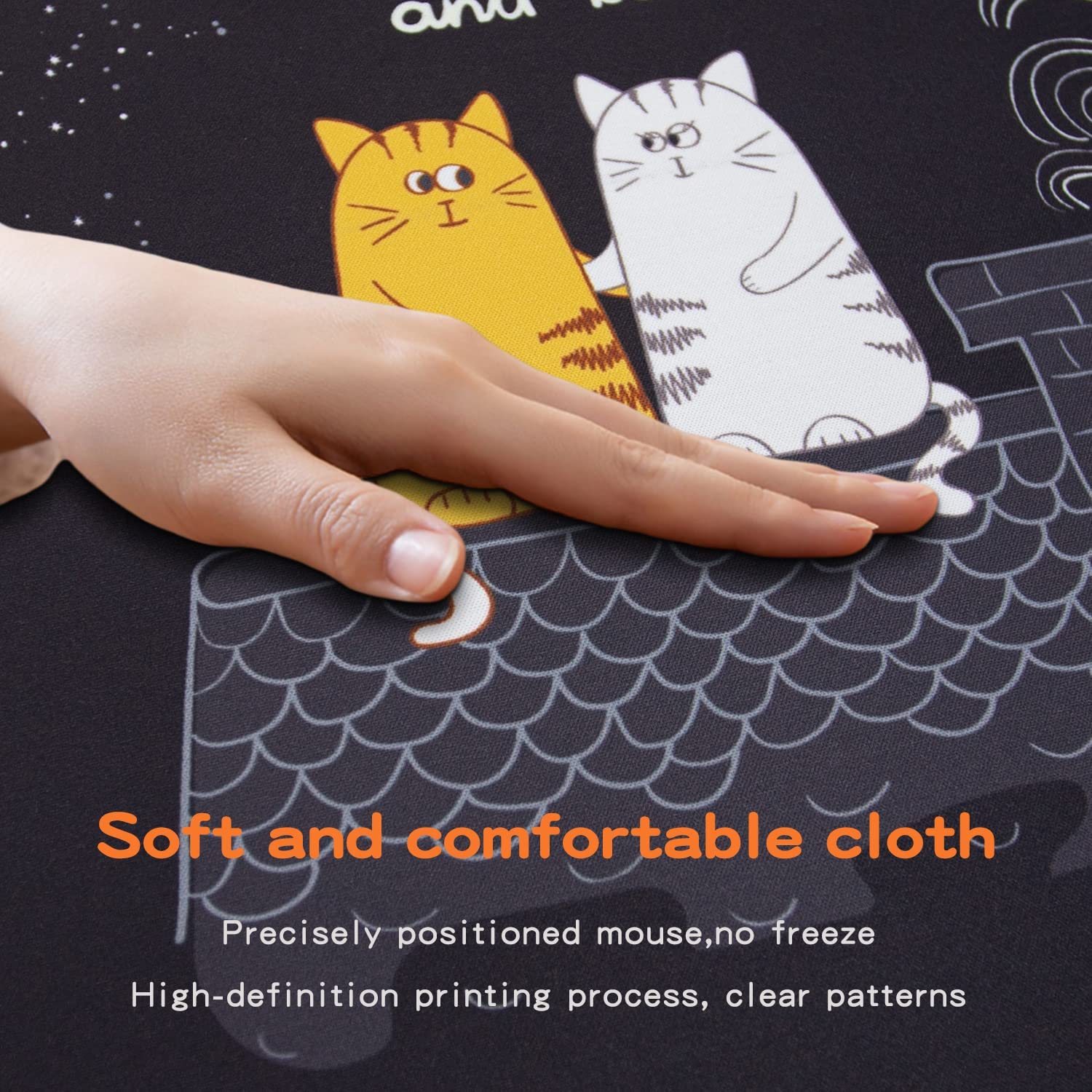 Red Leopard- Extra Long Large Professional Gaming Desk Mat Smooth Speed Surface Non-Slip Rubber Mouse Pad Mat