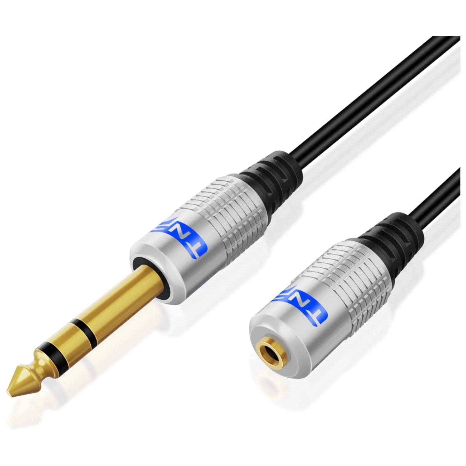 Adaptateur de câble 4 po à 3,5 mm 8 po de haute qualité TNP - câble de prise audio stéréo TRS mâle à femelle