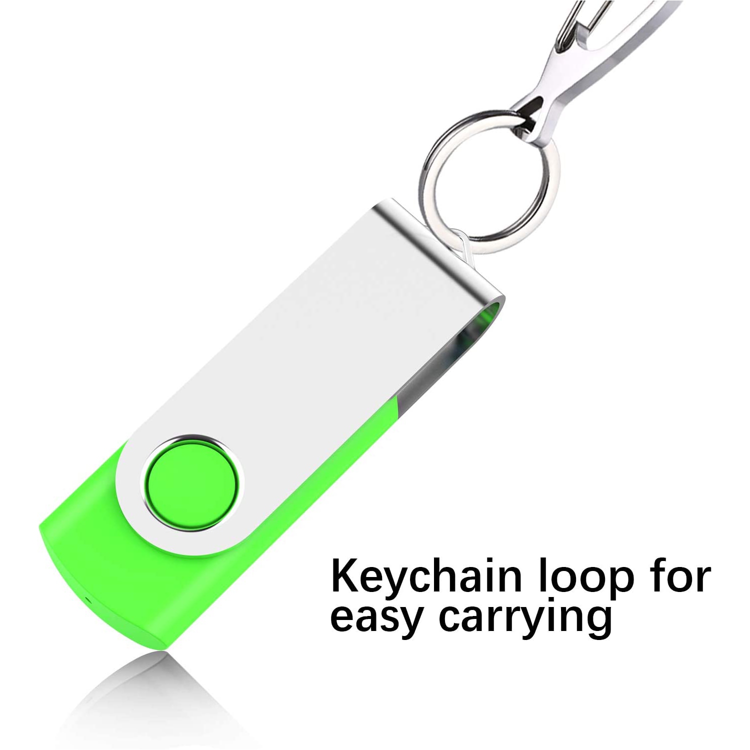 USB Flash Drive 32GB 10 Pack USB Stick Bulk USB 2.0 Flash Drive Swivel Thumb Drive Jump Drive Memory Stick Pen