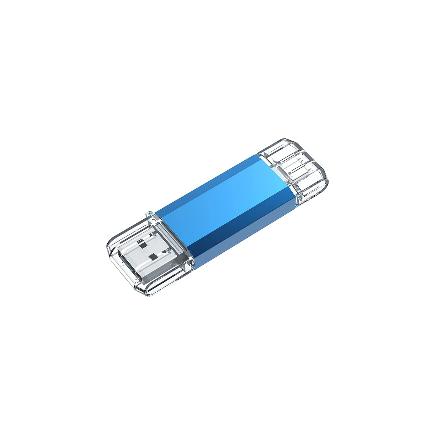 Clé USB de type C, clé USB 3.0, deux disques durs, 64 Go, clé USB pour téléphones intelligents USB-C, nouveau MacBook et