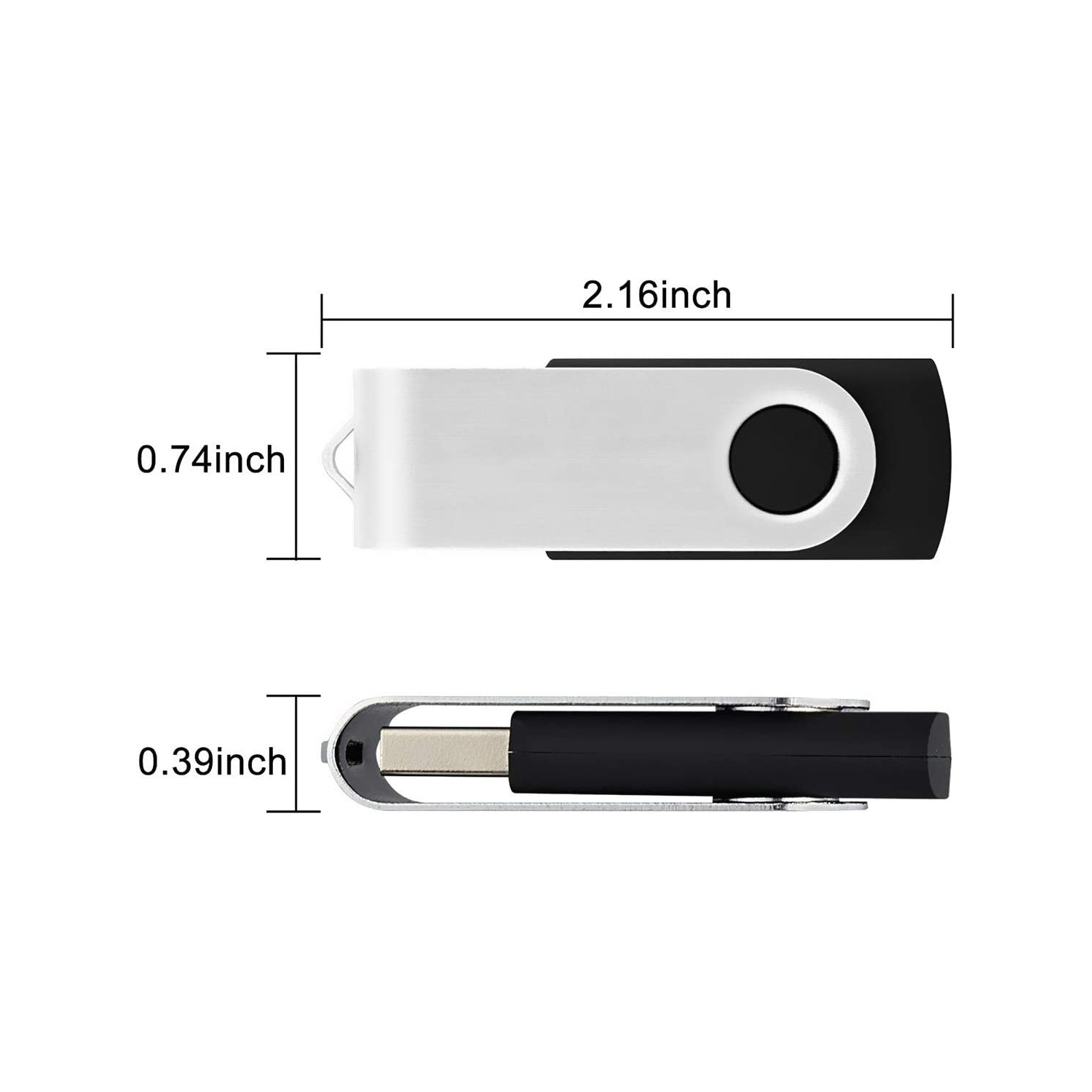 128GB USB Flash Drive USB Stick 128 GB USB 3.0 Thumb Drive Memory Stick USB Drive 128GB, Black ASIN: B07RCWG5DL