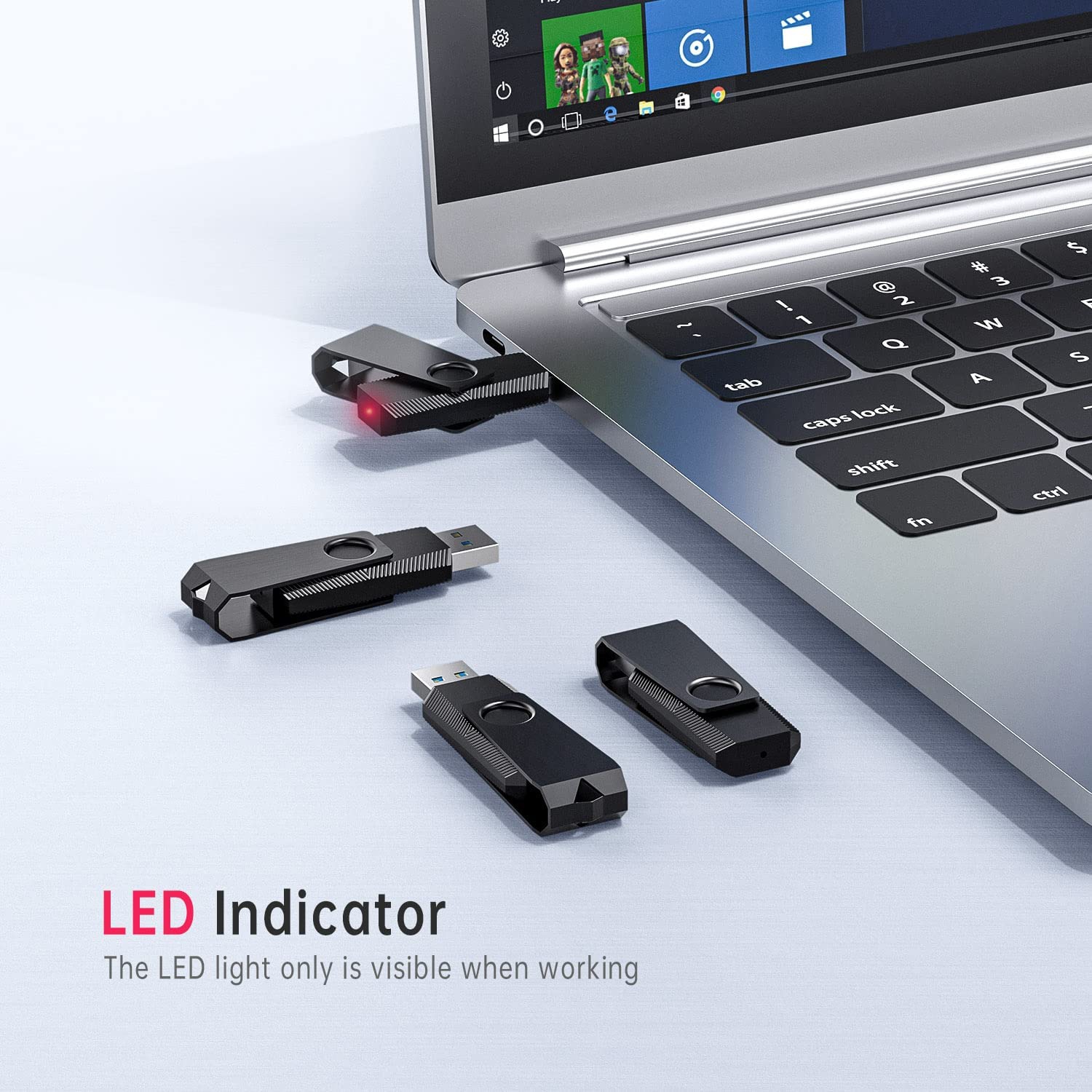 10 clés USB de 1 Go, 1 Go, clés USB 2.0 en vrac