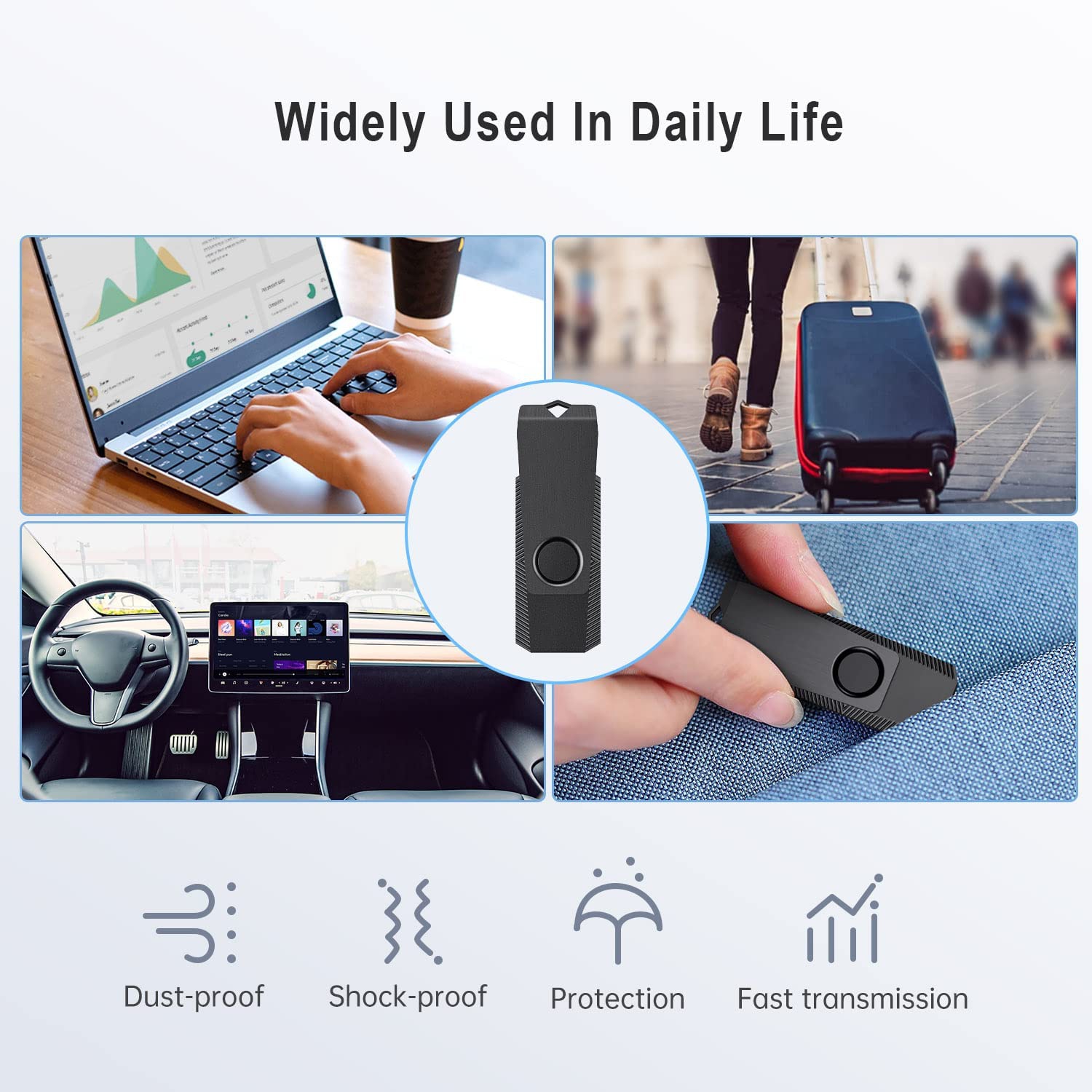 10 clés USB de 1 Go, 1 Go, clés USB 2.0 en vrac