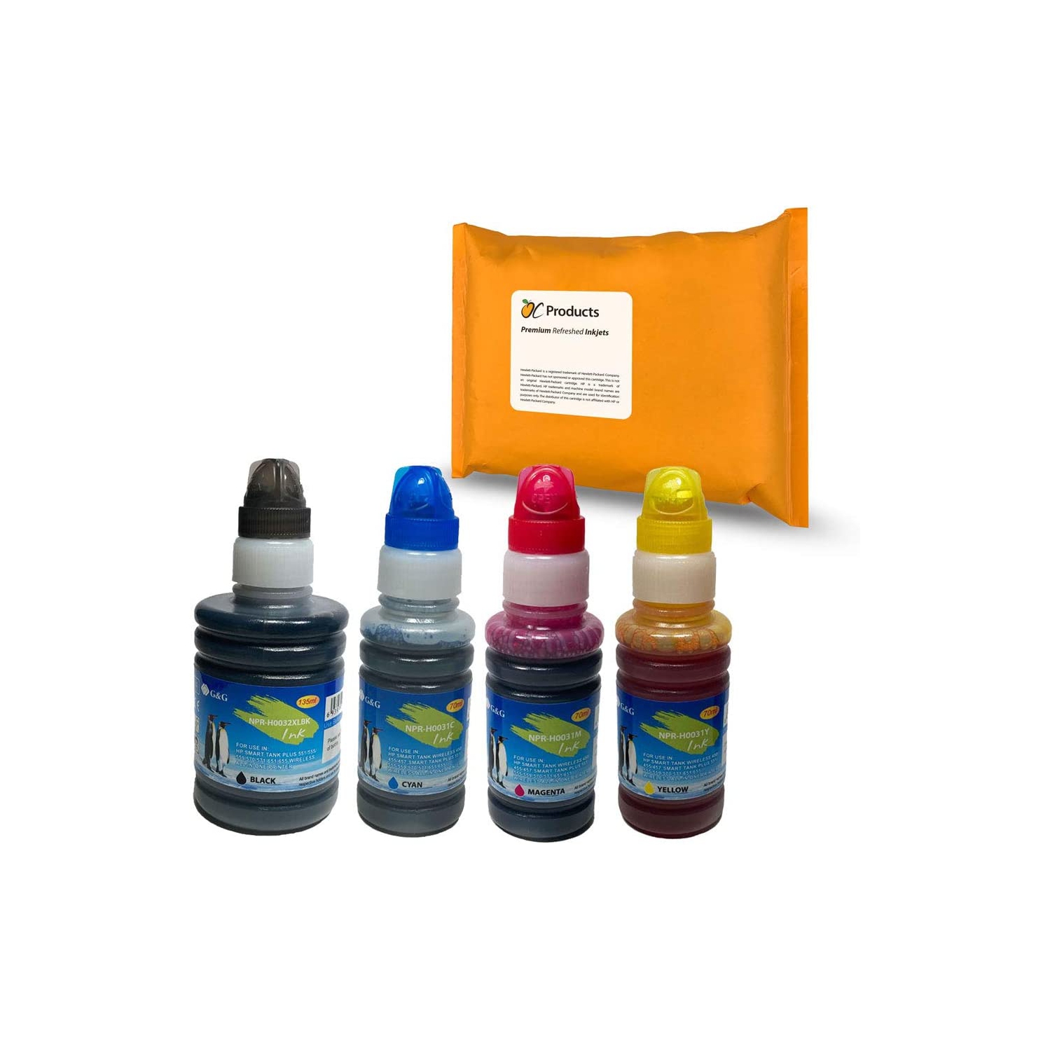 Cartouche d’encre de rechange compatible pour HP 32XL et HP 31 pour Smart Tank plus 551 651