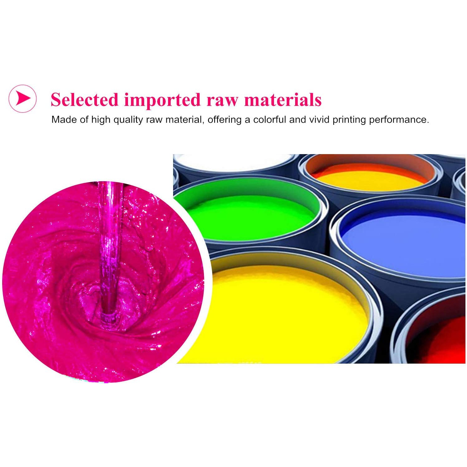 Ink Refill kit 6x100ml for HP 60 61 63 64 65 902 932 952 564 Refillable Ink Cartridge for HP Envy 4500 4520 5643