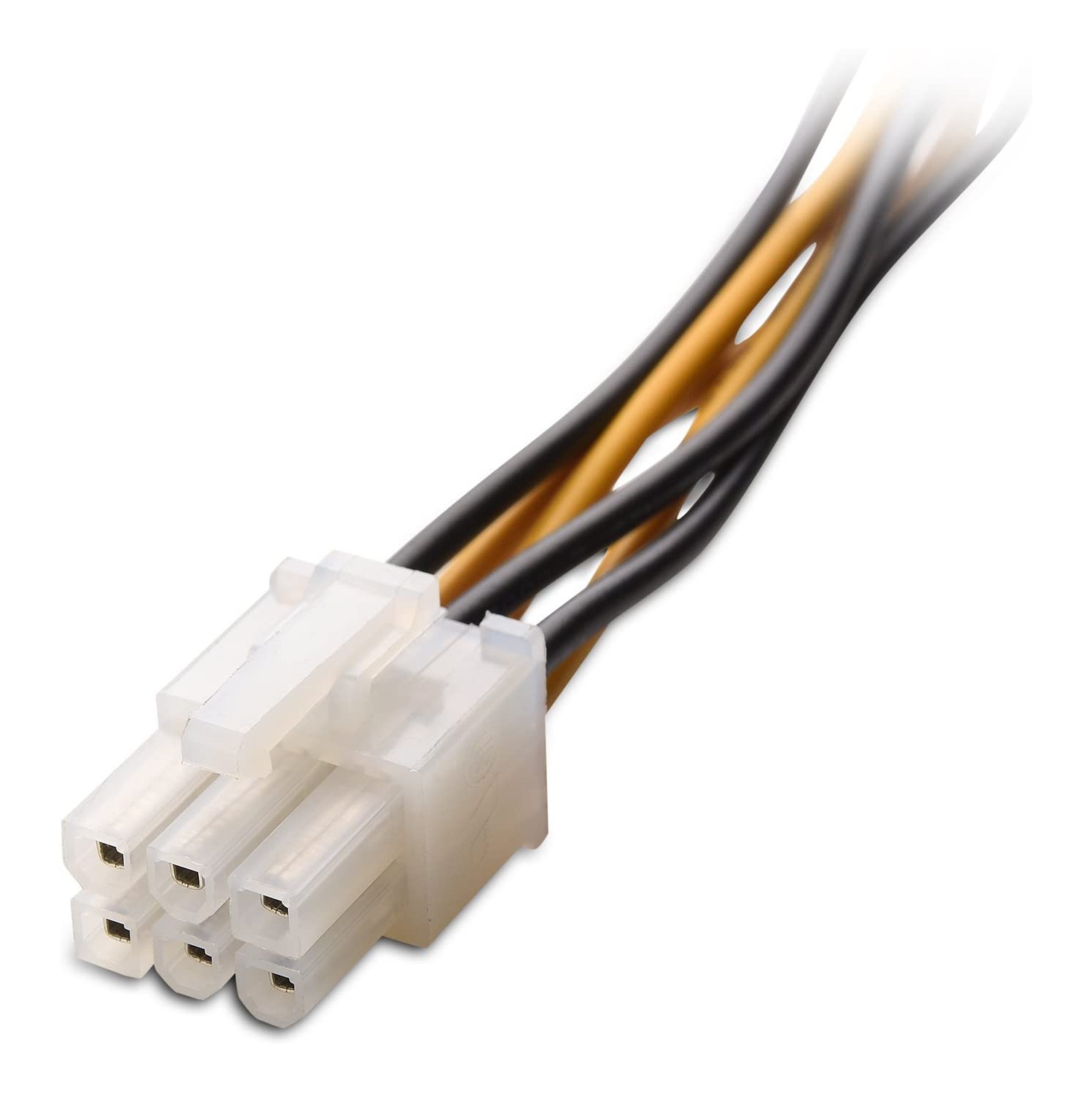 2-Pack 6 Pin PCIe to Molex Power Cable / 2 Molex to 6 Pin PCIe – 6 Inches