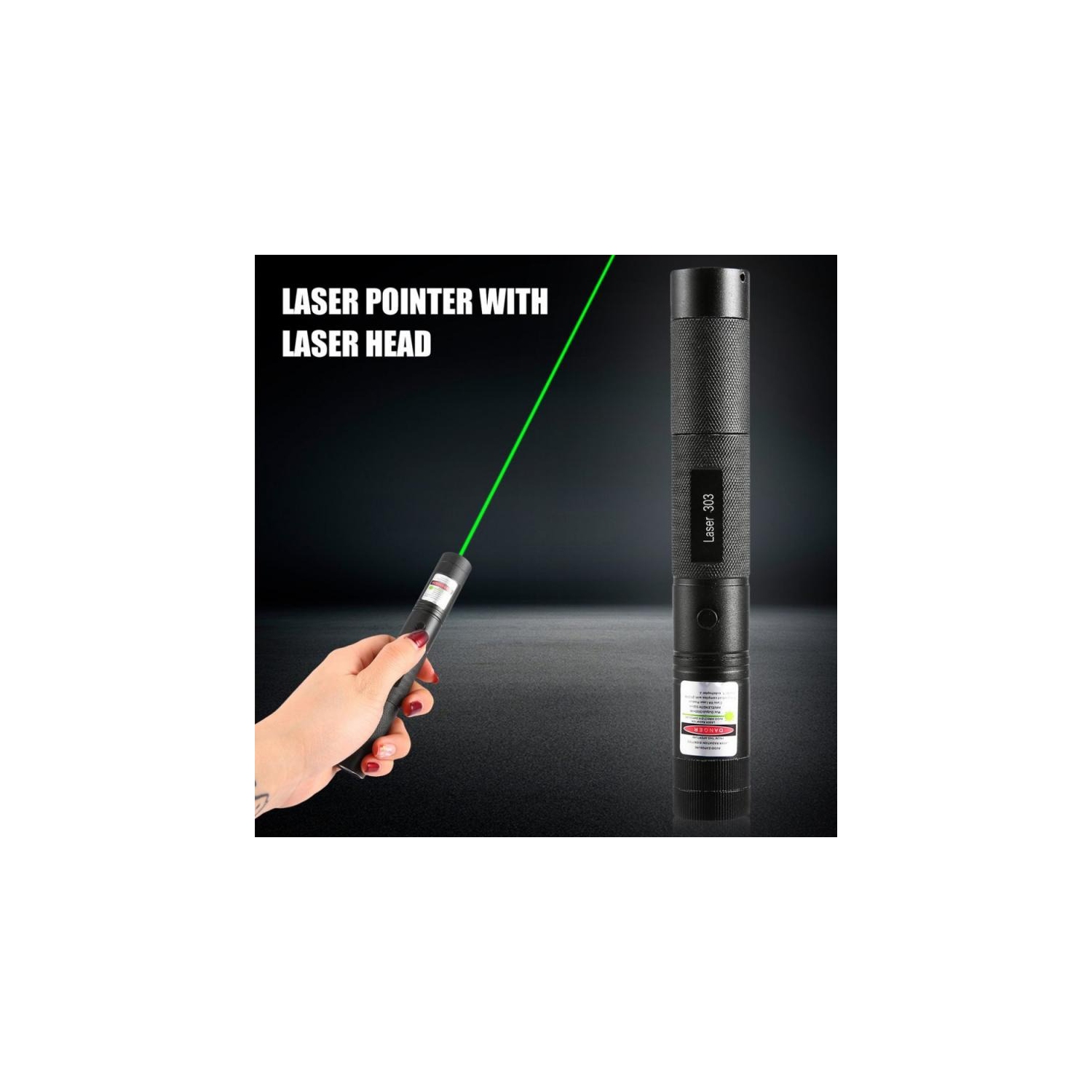 Powerful Red Laser Pointer Pen Visible Beam Light 5mW Lazer High Power 532n RF