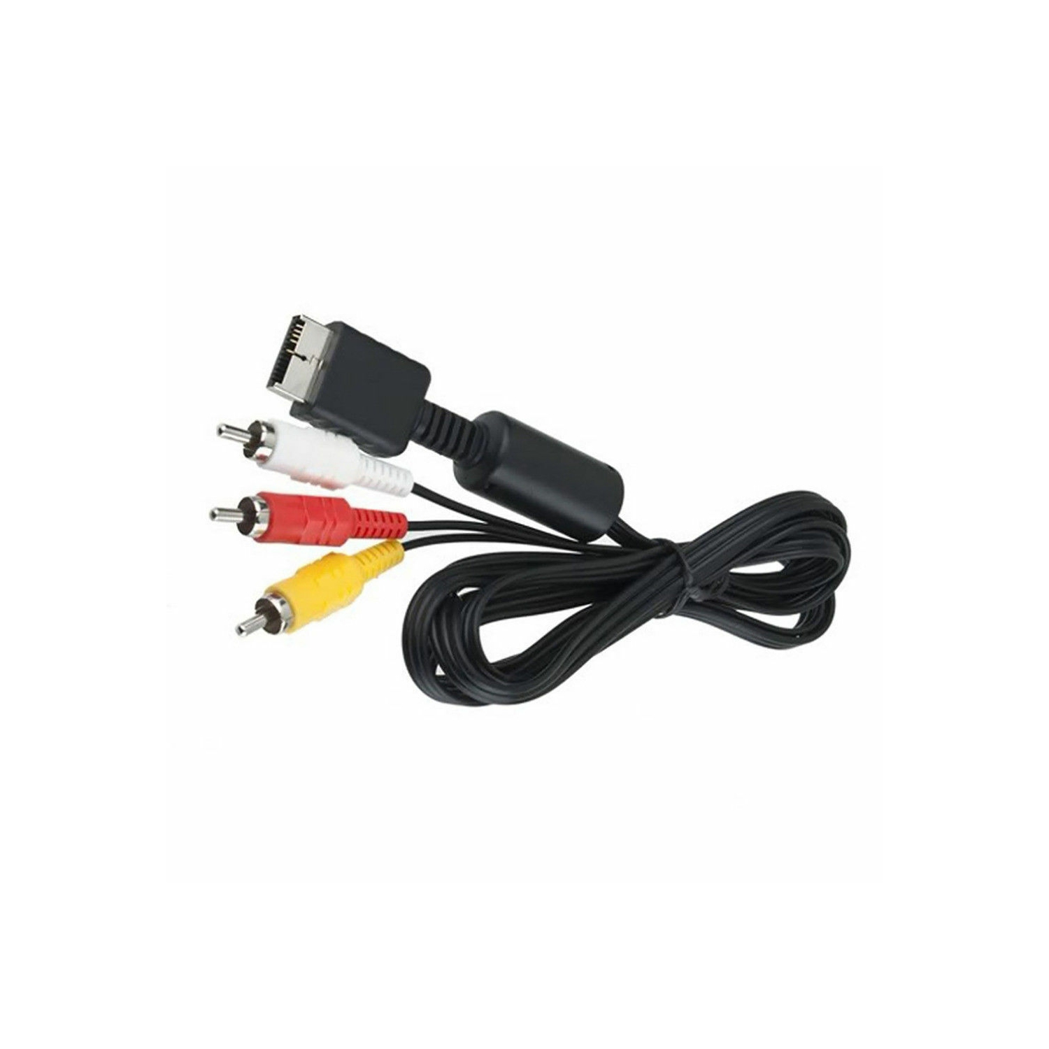 Sony Playstation 2 3 PS3 PS2 PS1 RCA AV Composite Cable Adapter Audio Video