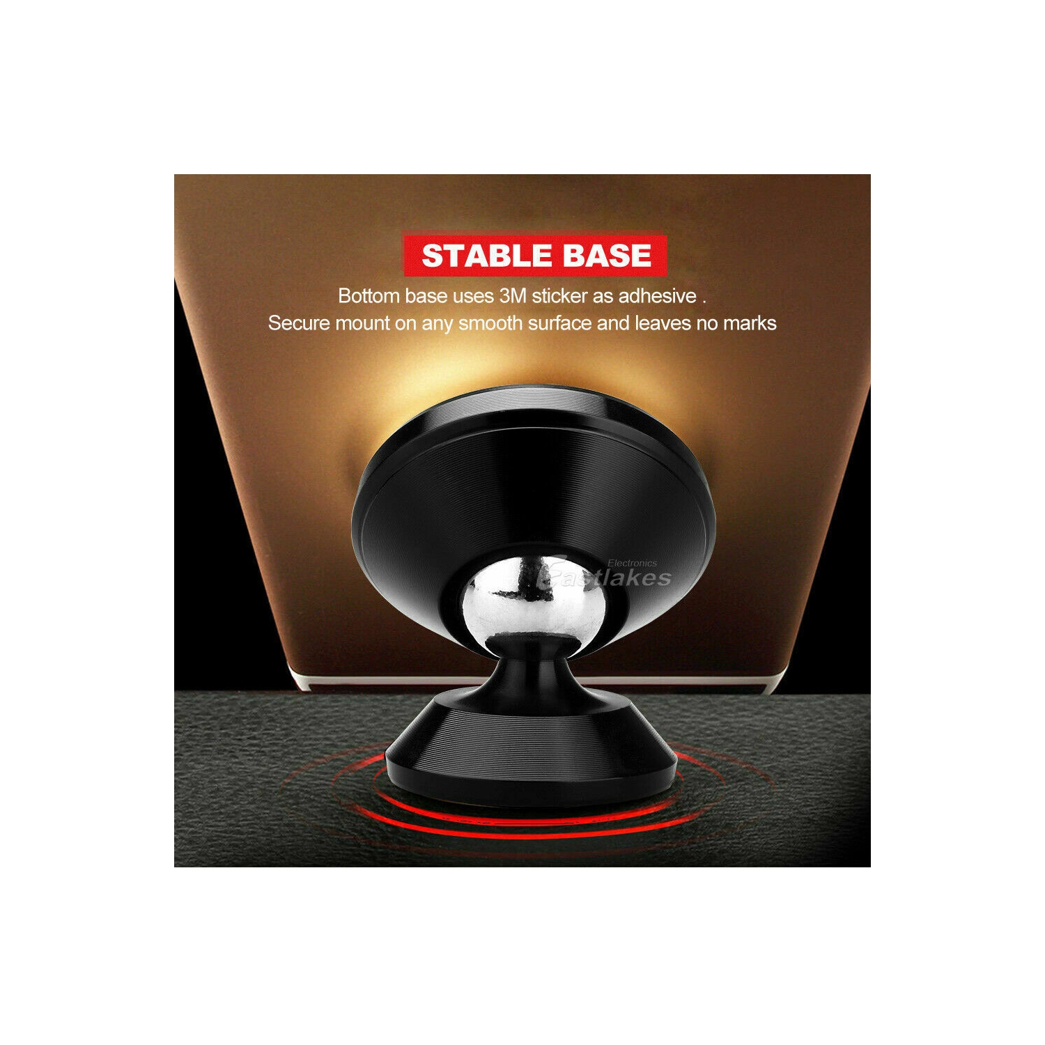 Universal Dashboard Magnetic Car Cell Phone Holder Mount, Hands Free Clip Mount on Dashboard for Cellphones