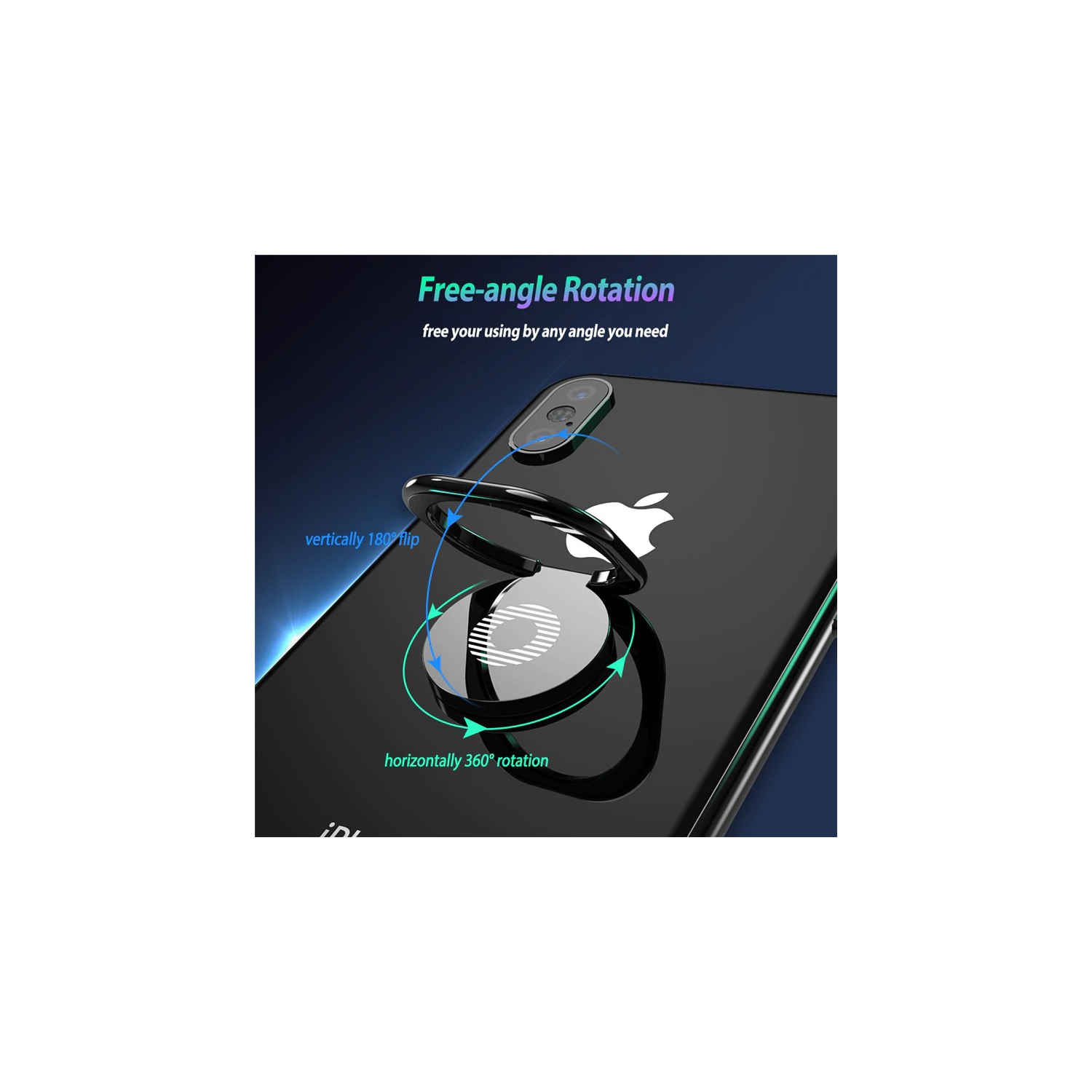 Goospery Mobile Cell Phone Finger Ring Stand Holder