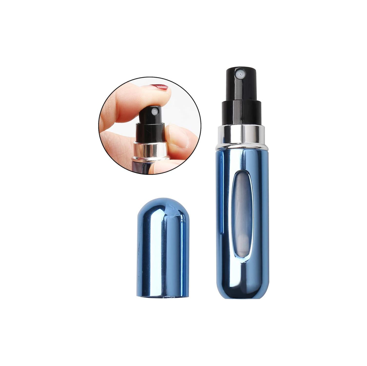 Perfume Atomizer Atomiser For Travel Portable Mini Refillable Bottle Scent Pump Spray (5ML)