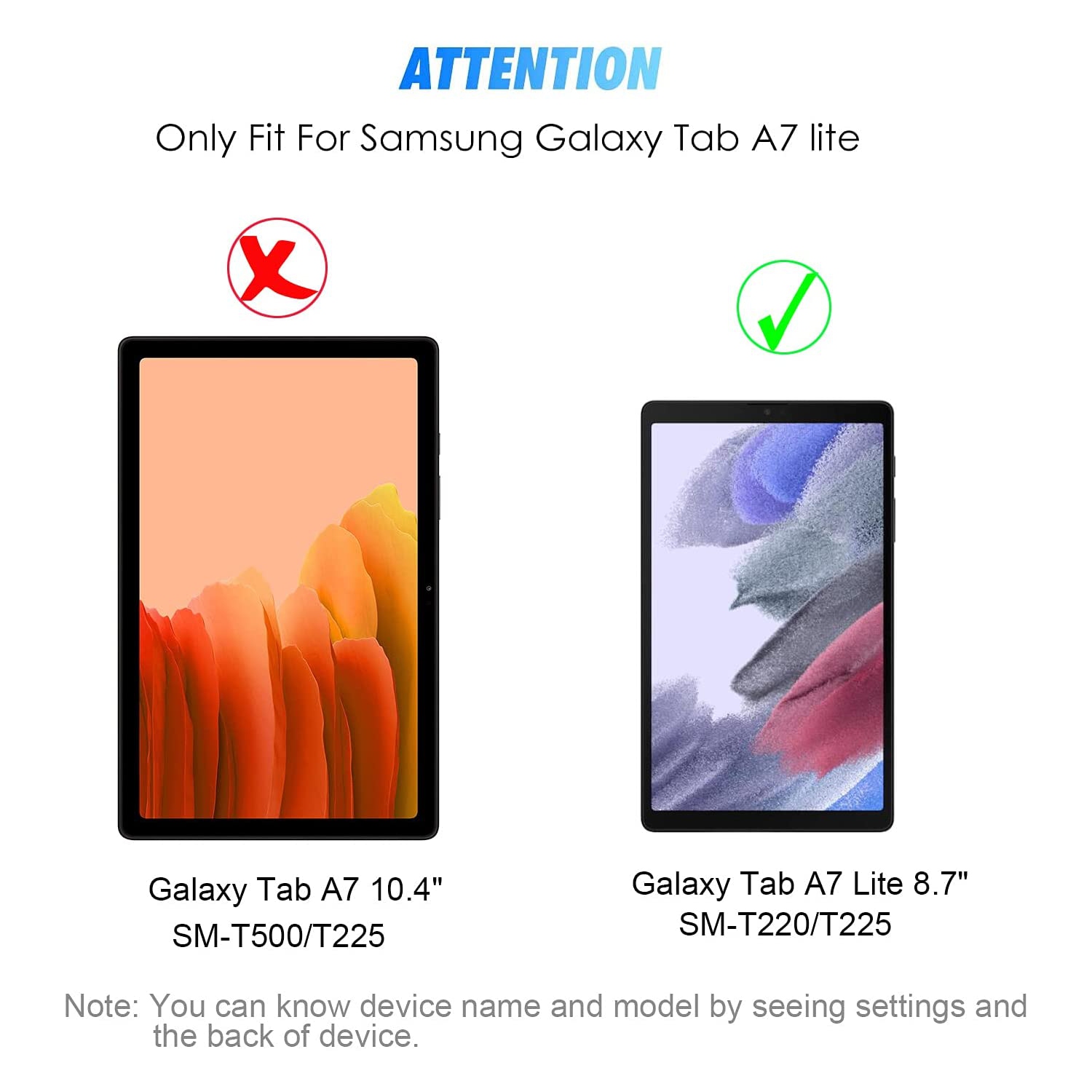 XCRS Protecteur d'écran pour Samsung Galaxy Tab A7 Lite 8,7 pouces 2021, verre trempé, film de protection anti-rayures, compatible avec le stylet