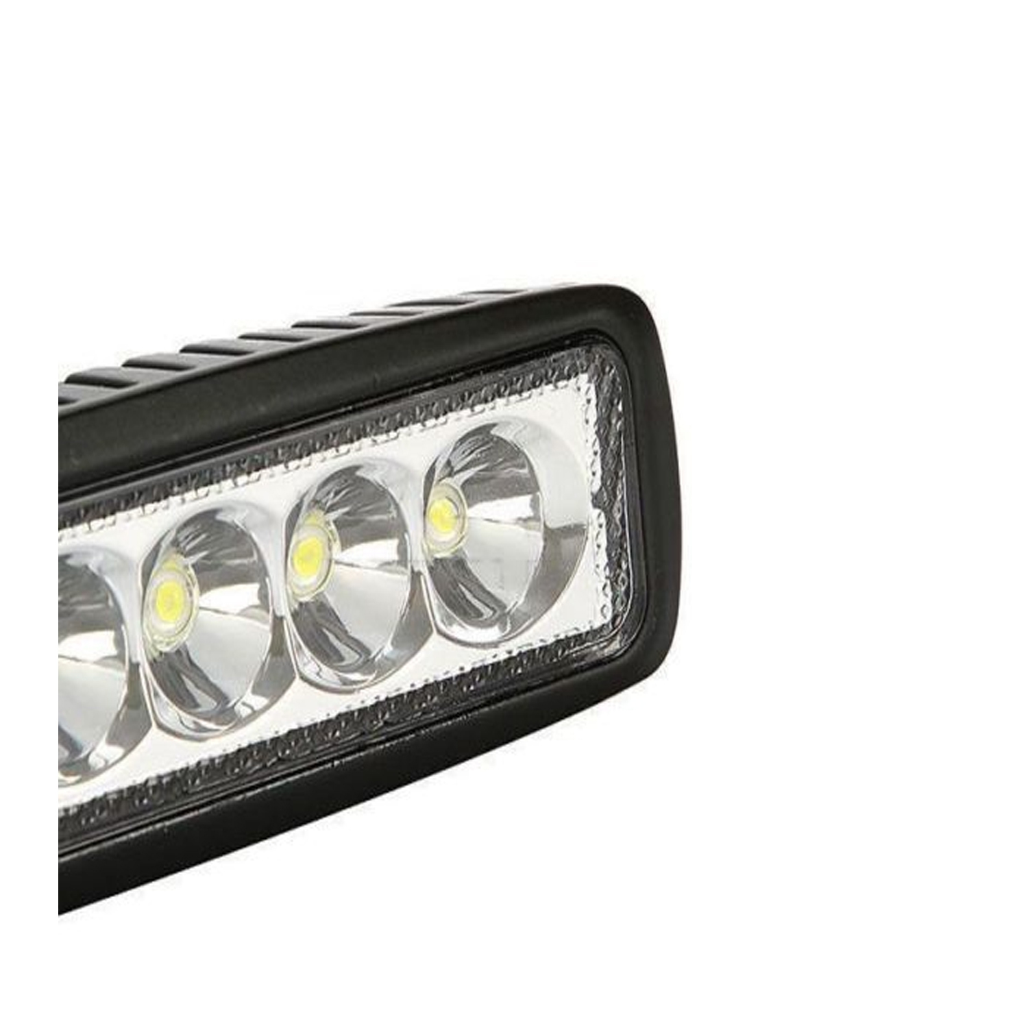 Lampe antibrouillard de voiture blanche à 6 barres LED, lampe spot 18W Lampe antibrouillard de voiture, lampe spot