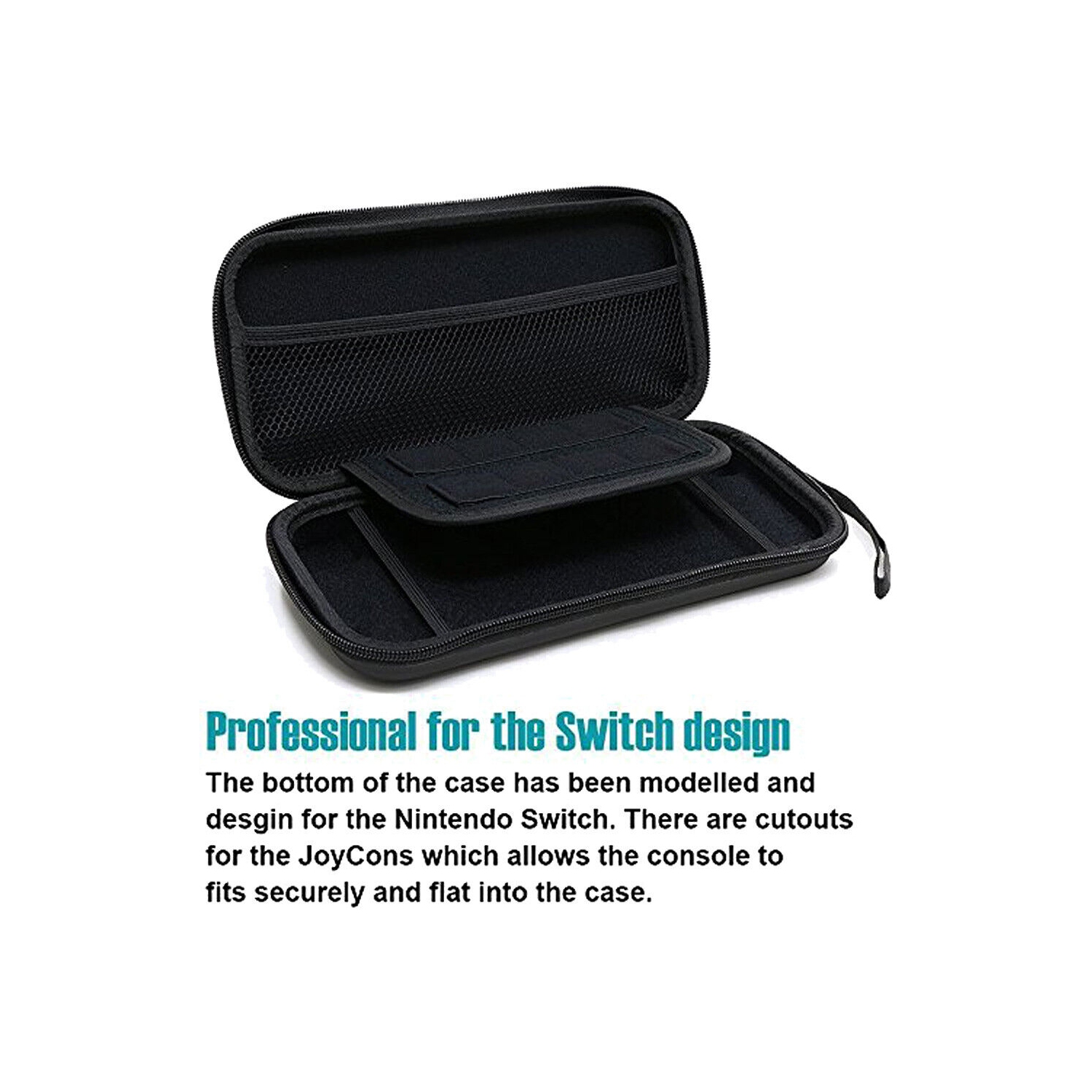 Pochette de transport rigide et portative pour Nintendo Switch CA