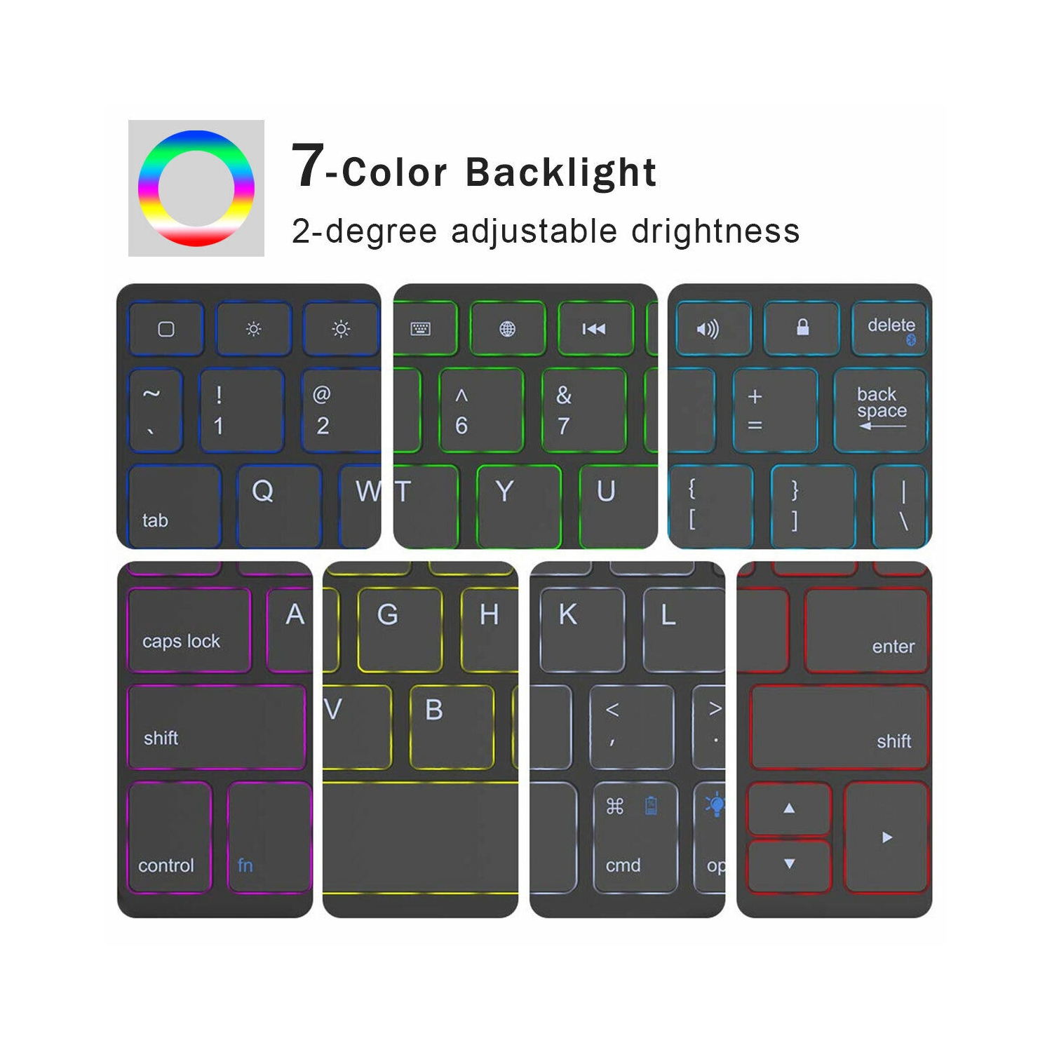 iPad Air 4th 10.9/ Pro 11 2020 Wireless Bluetooth Keyboard Case+Screen Protector