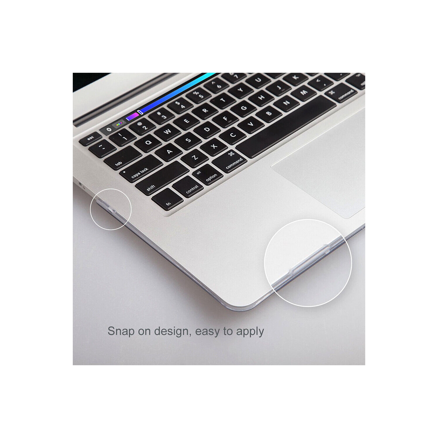 MacBook Pro 13" A2159 A1989 A1708 Clear Case + Keyboard Cover + Screen Protector