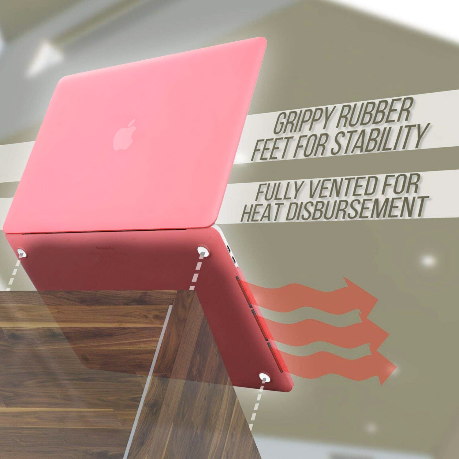 MacBook Pro 13 A2289 / A2251 2020 Pink Hard Case+Keyboard Cover+Screen Protector