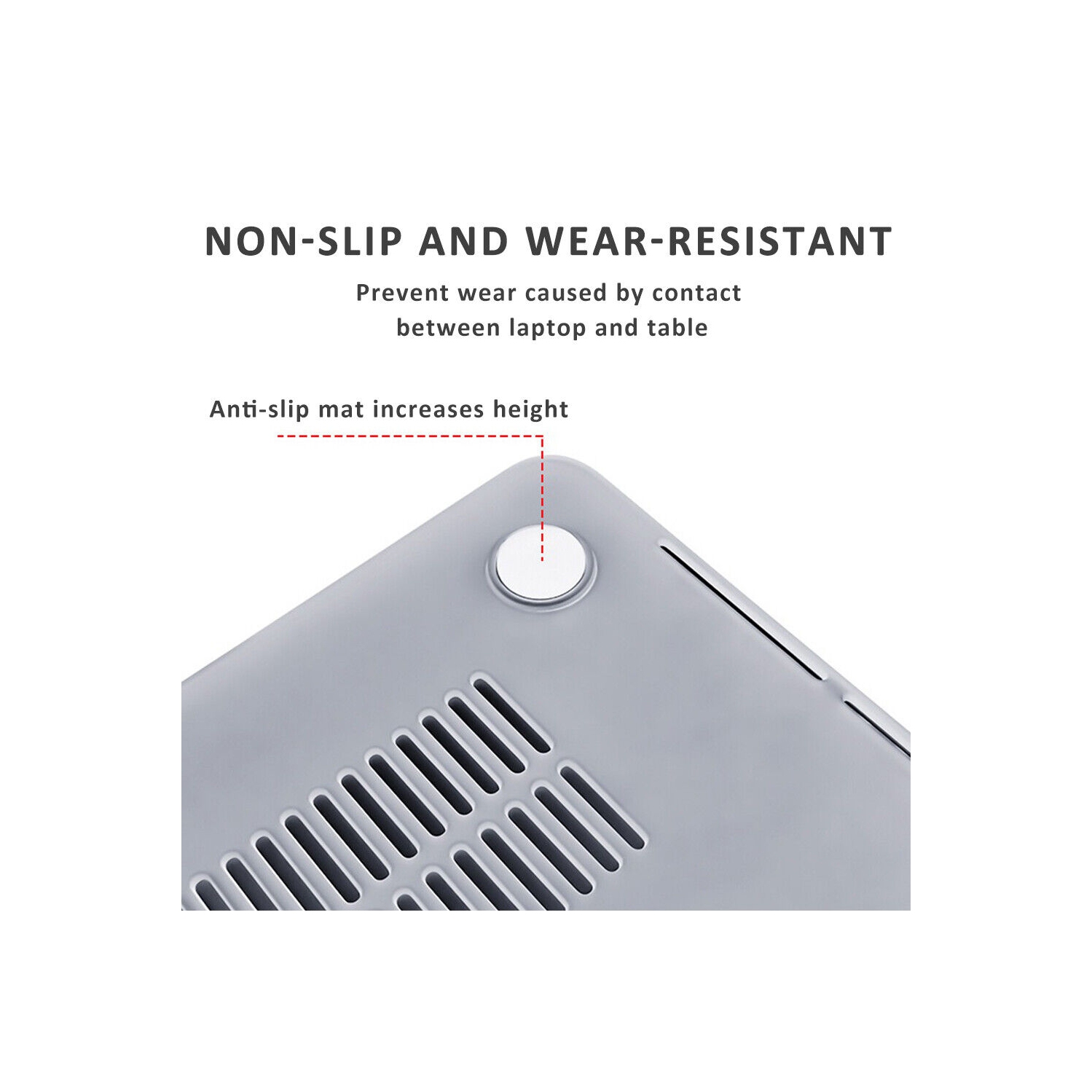 Pour MacBook Pro 13 po A2338 M2/M1, A2289, A2251 Étui rigide caoutchouté