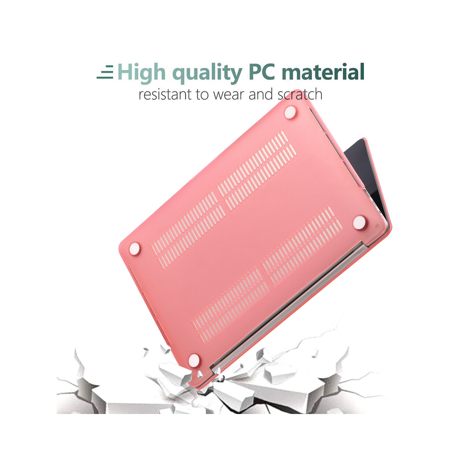 MacBook Pro 13 A2289 / A2251 2020 Pink Hard Case+Keyboard Cover+Screen Protector