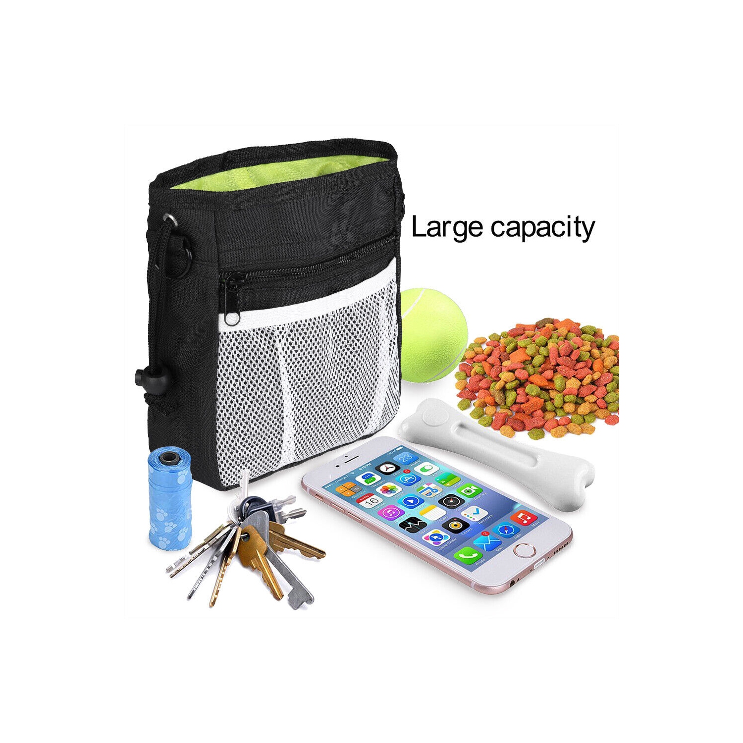 Premium Baggy Belt Dog Walking Treat Holder Bum Bag Hip Belt Training Treats Pup