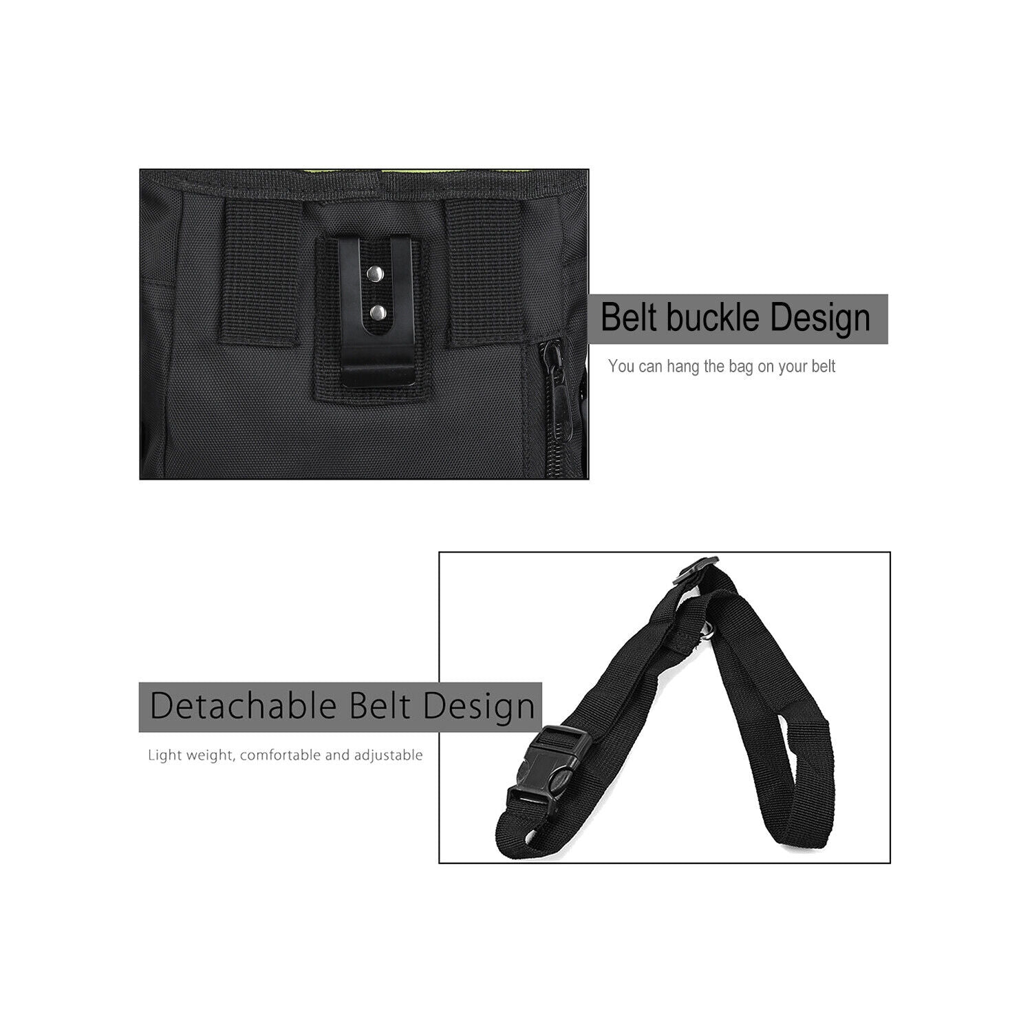 Premium Baggy Belt Dog Walking Treat Holder Bum Bag Hip Belt Training Treats Pup