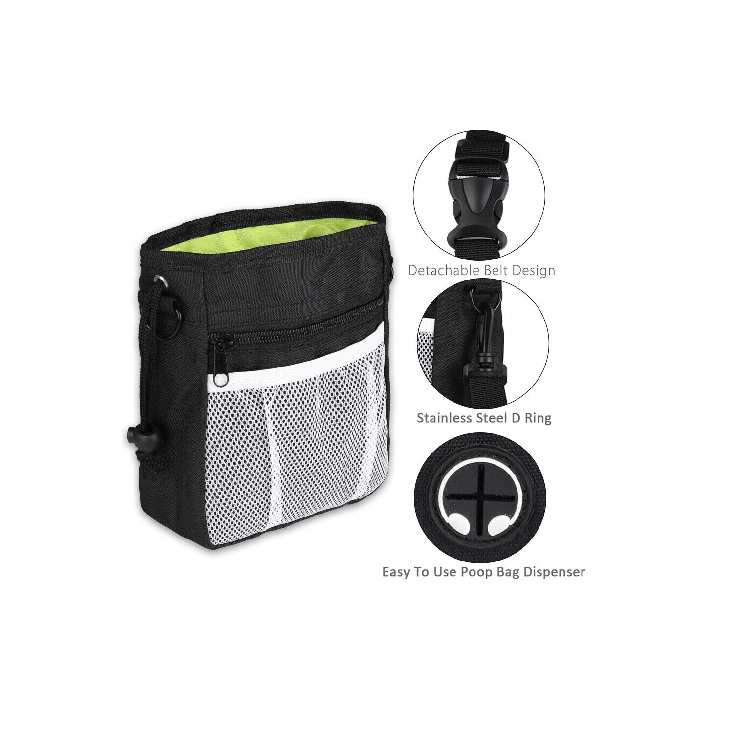 Premium Baggy Belt Dog Walking Treat Holder Bum Bag Hip Belt Training Treats Pup