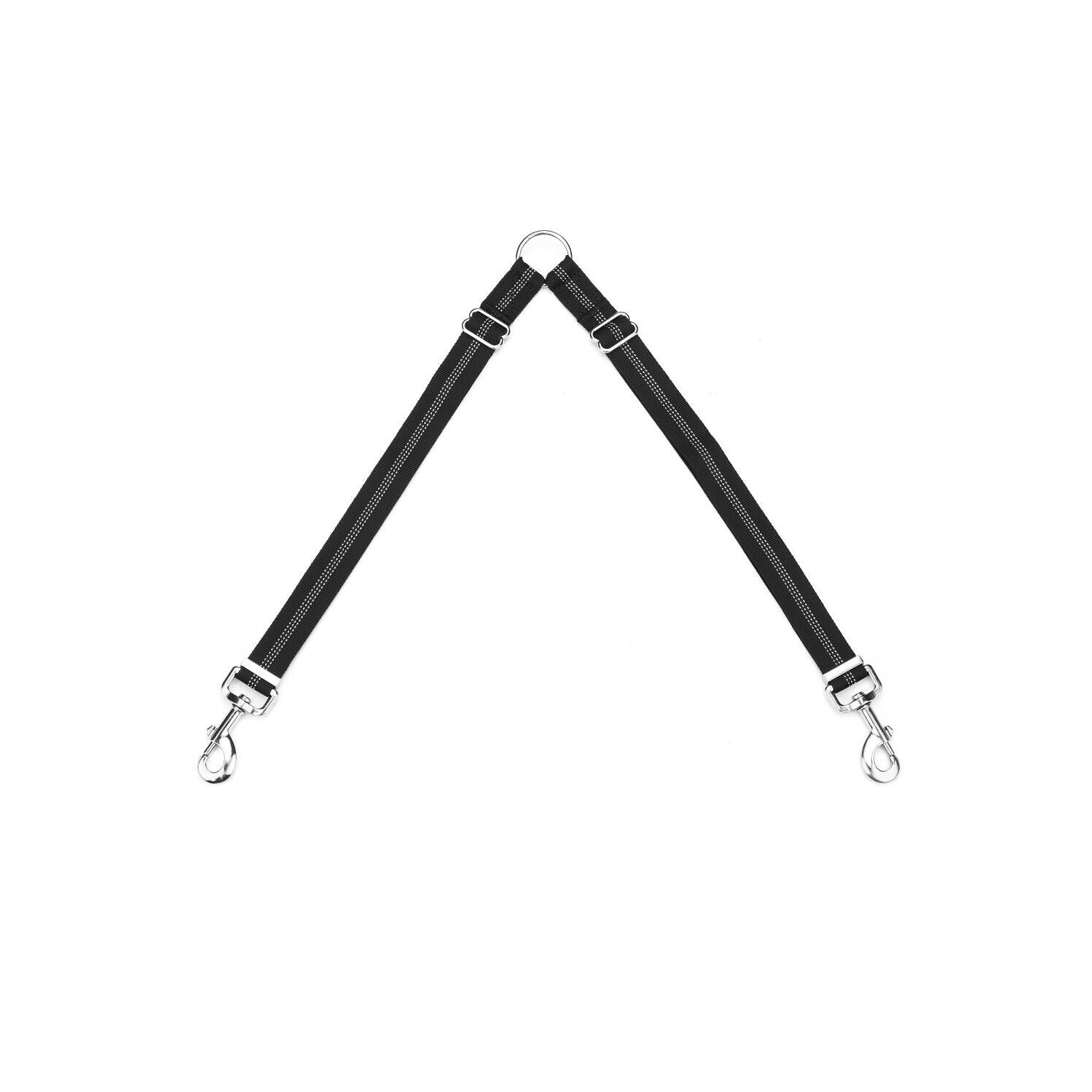 Double laisses pour chien Tangle Pet : confortable, absorbant les chocs, réfléchissant CA