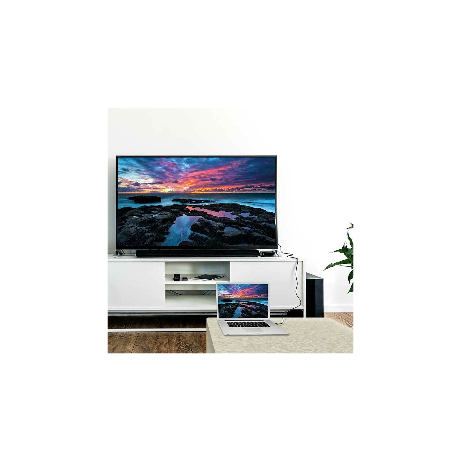 Câble DisplayPort résolution 4K Adaptateur DP à DP 6ft Câble convertisseur vidéo pour ordinateur TV