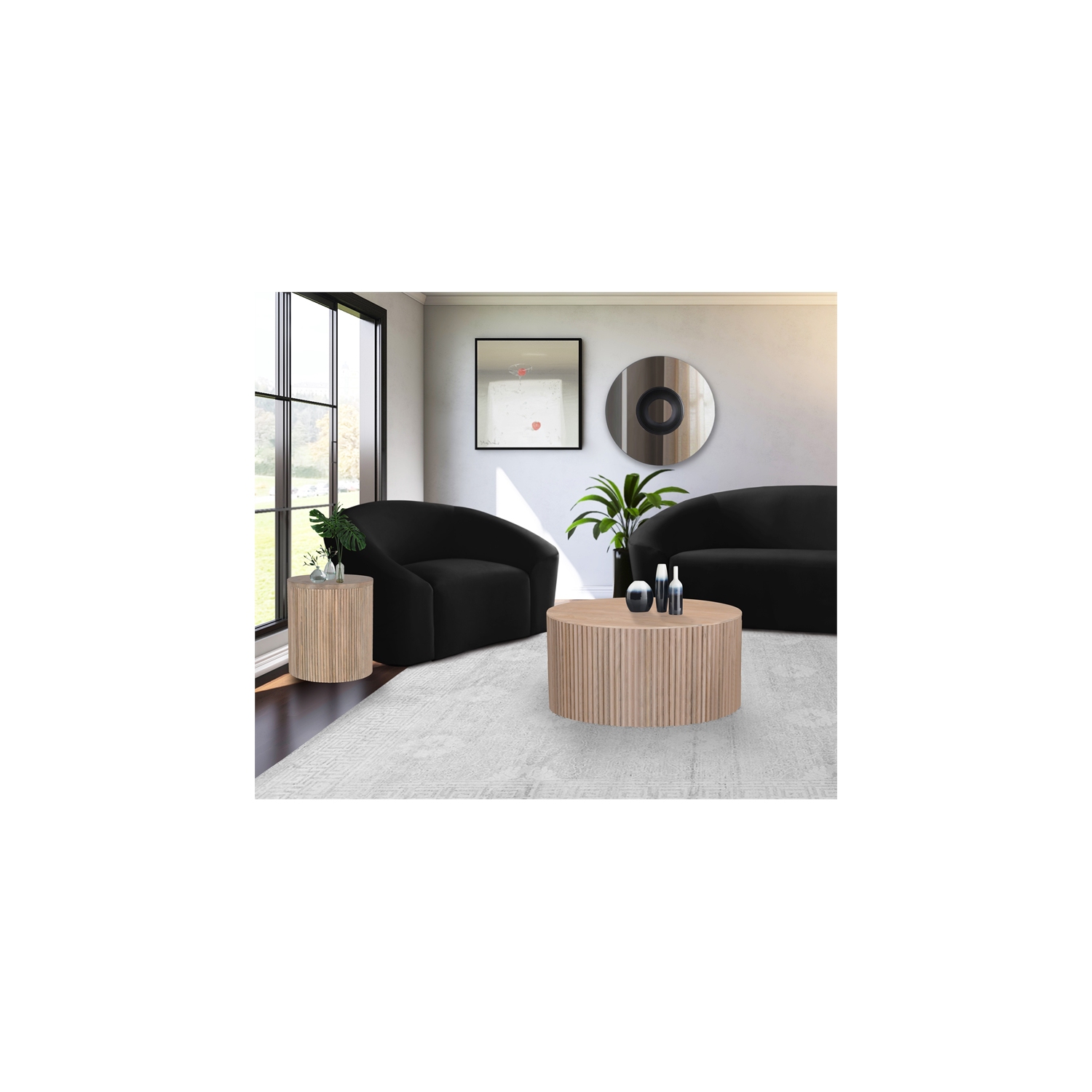 Meridian Furniture Oakhill Natural End Table