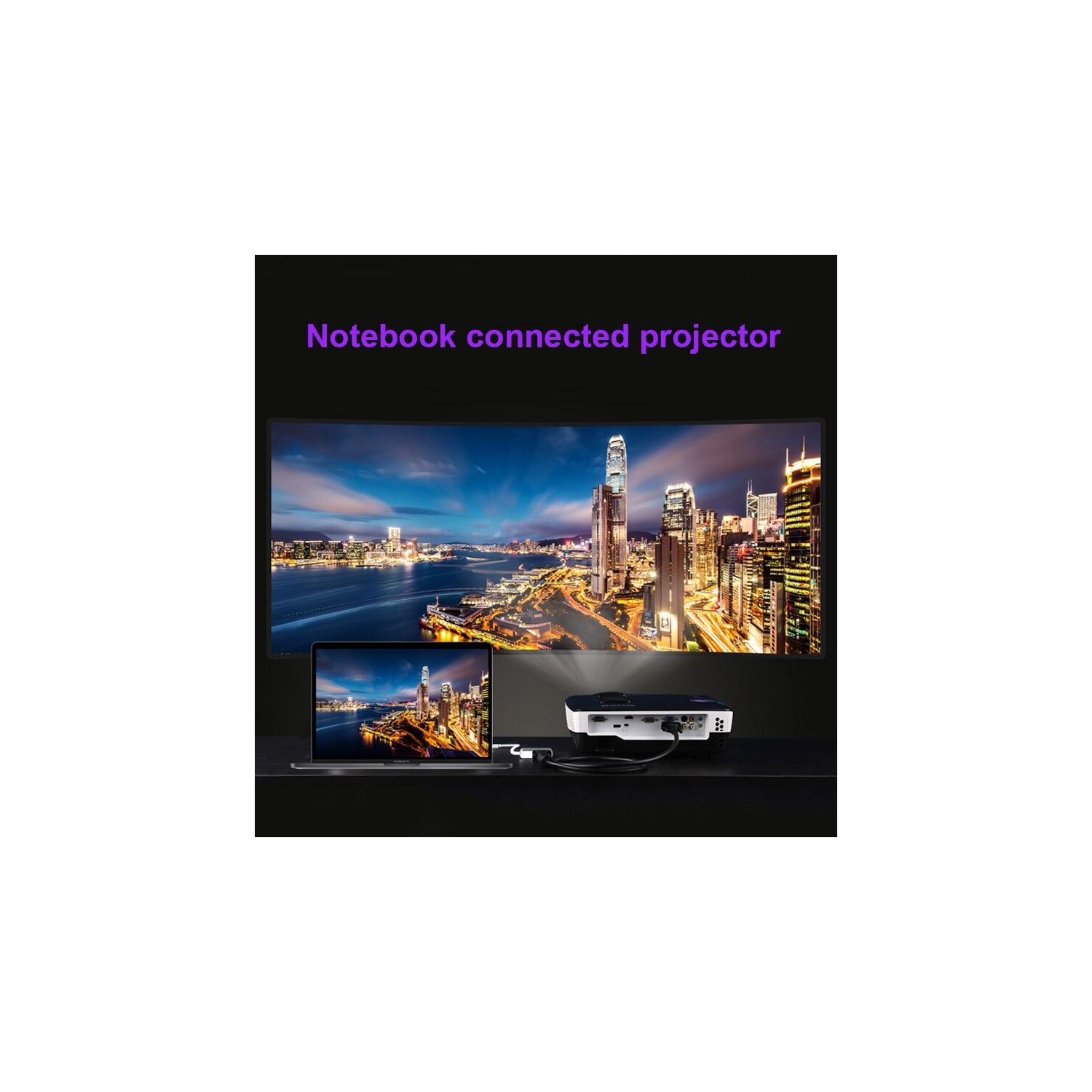 Mini DisplayPort vers VGA Adaptateur vidéo Câble Mini DP vers VGA