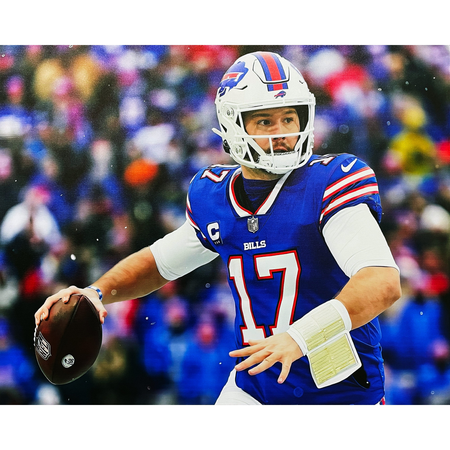 Josh Allen Canvas NFL Hero - Buffalo Bills