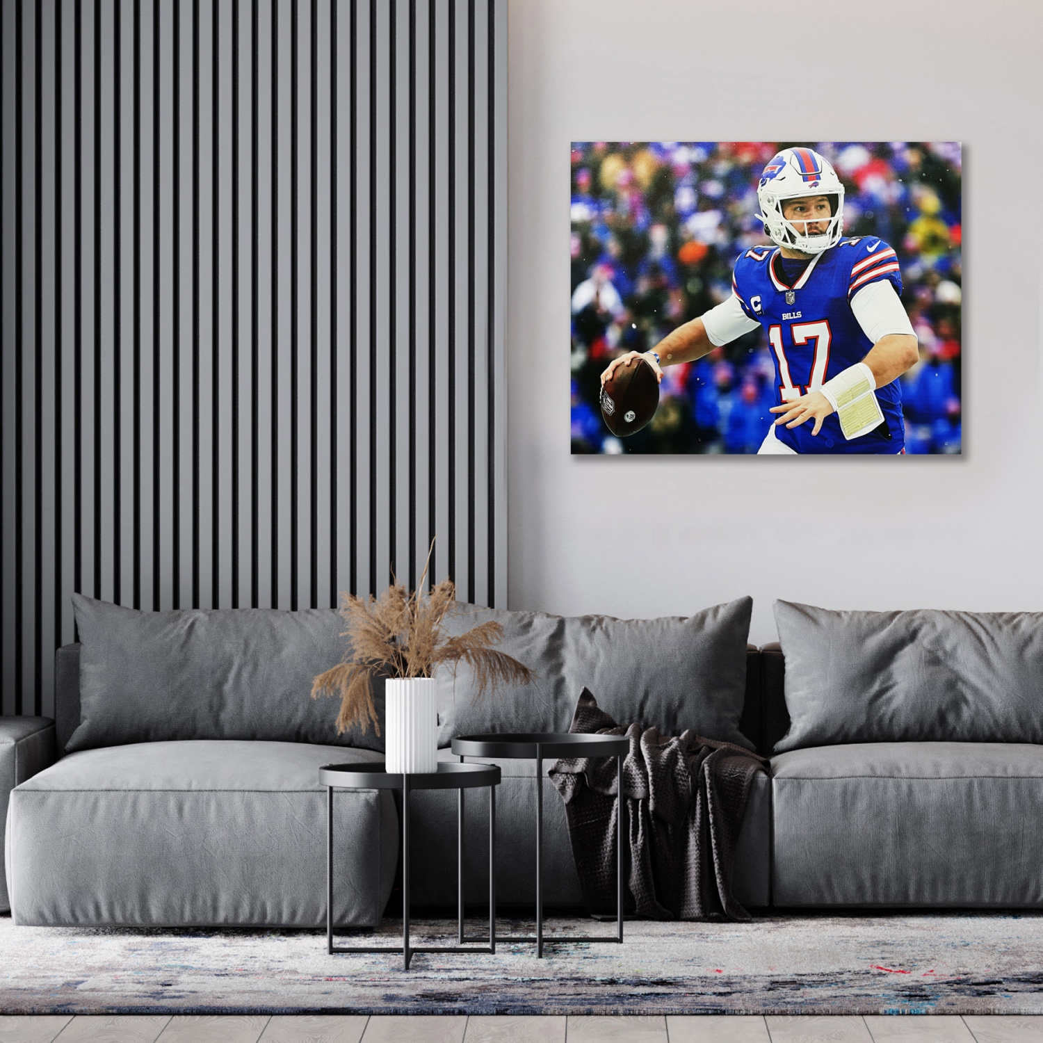 Josh Allen Canvas NFL Hero - Buffalo Bills