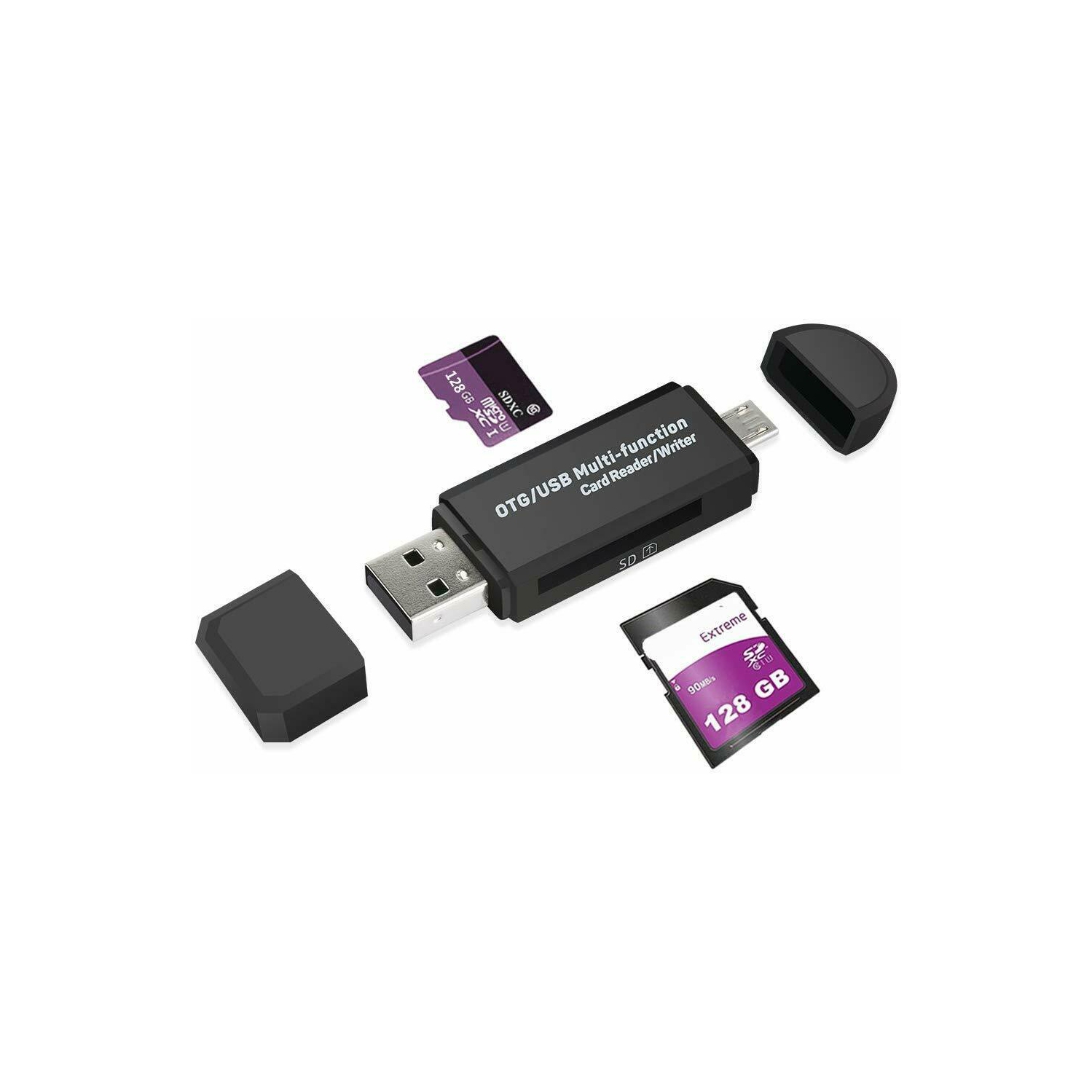 Lecteur de carte mémoire SD USB 2.0 3.0; Carte mémoire SDHC SDXC MMC Micro Mobile T-FLASH