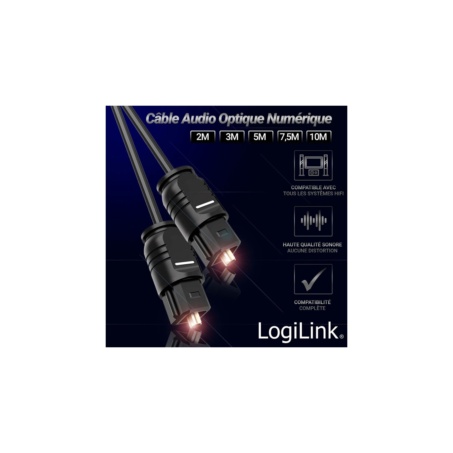 SuperShield Toslink Digital Optical SPDIF Audio Cable