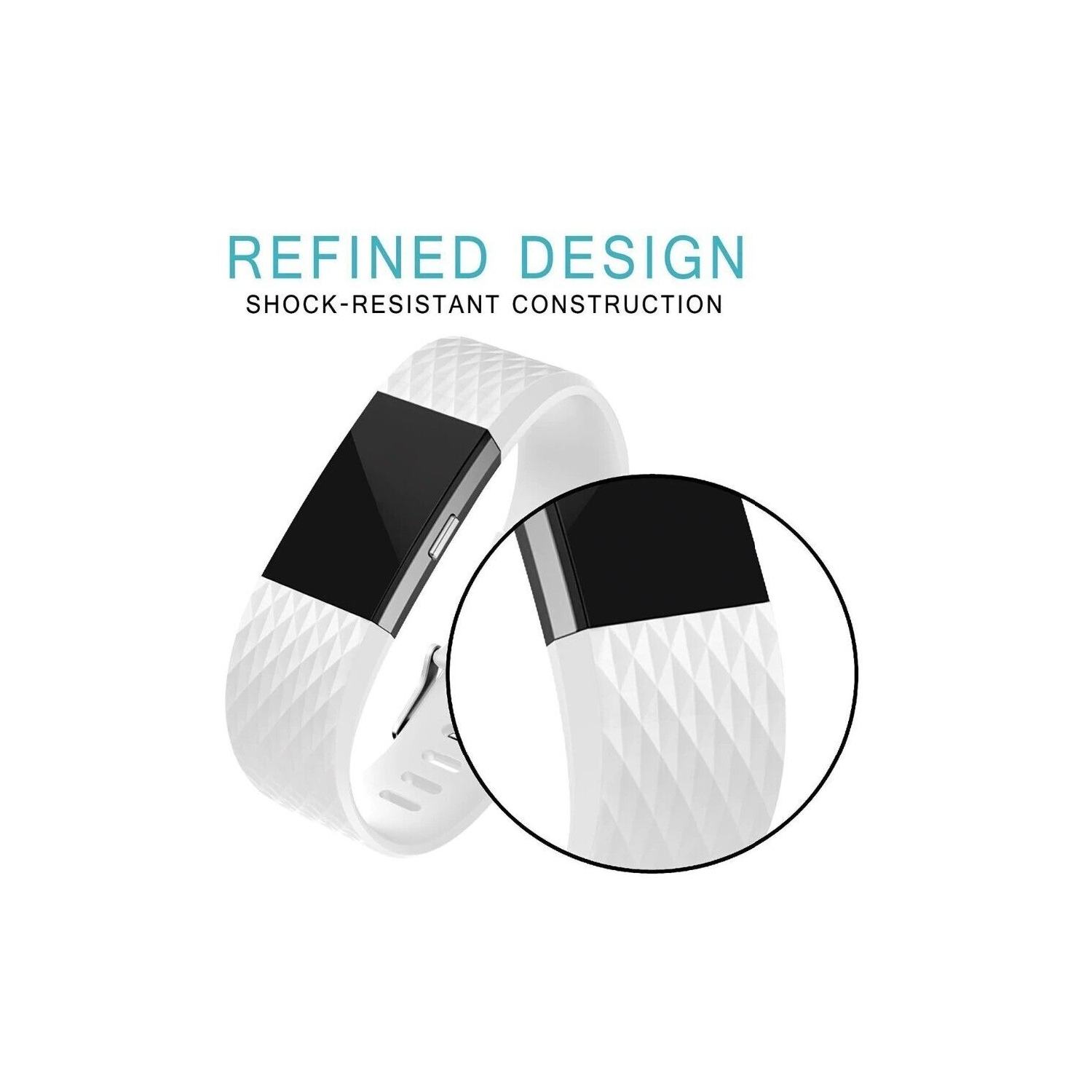 Bracelet sport silicone de rechange pour bracelet se de SuperShield pour charge 3 4 de Fitbit