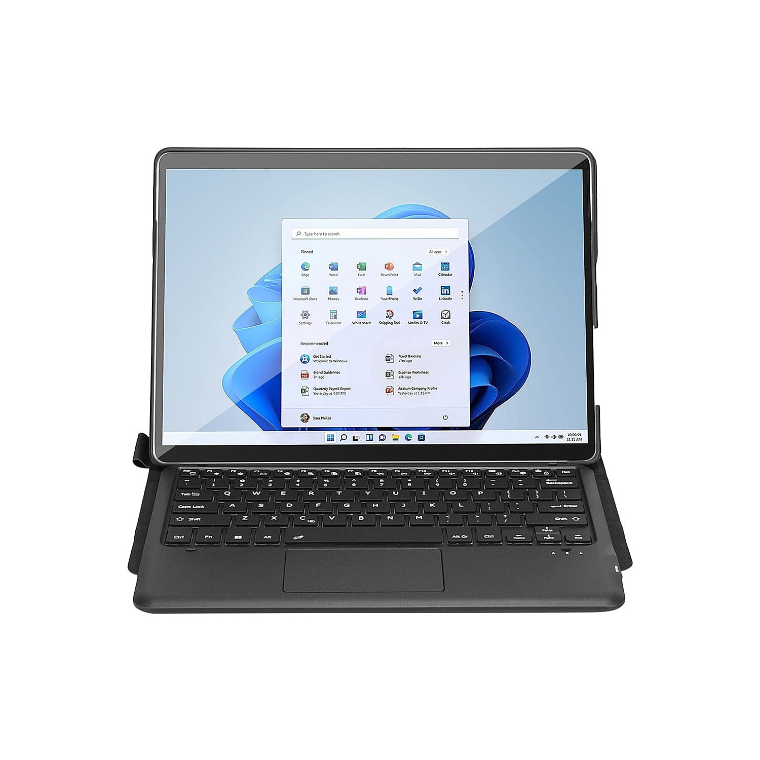 SaharaCase - Keyboard Case for Microsoft Surface Pro 8 - Black